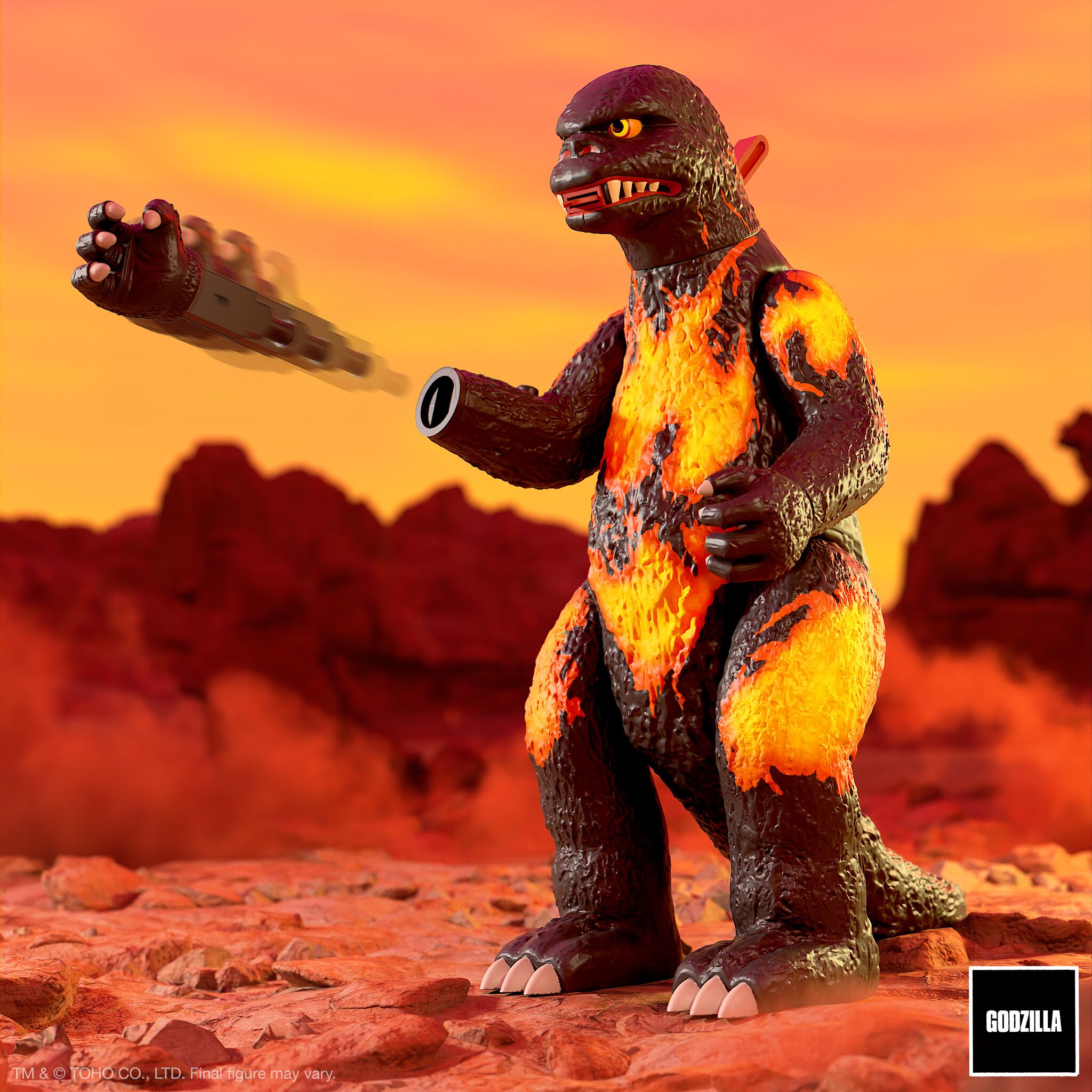 Super7 Toho Ultimates Shogun Godzilla 1995 figura 18cm