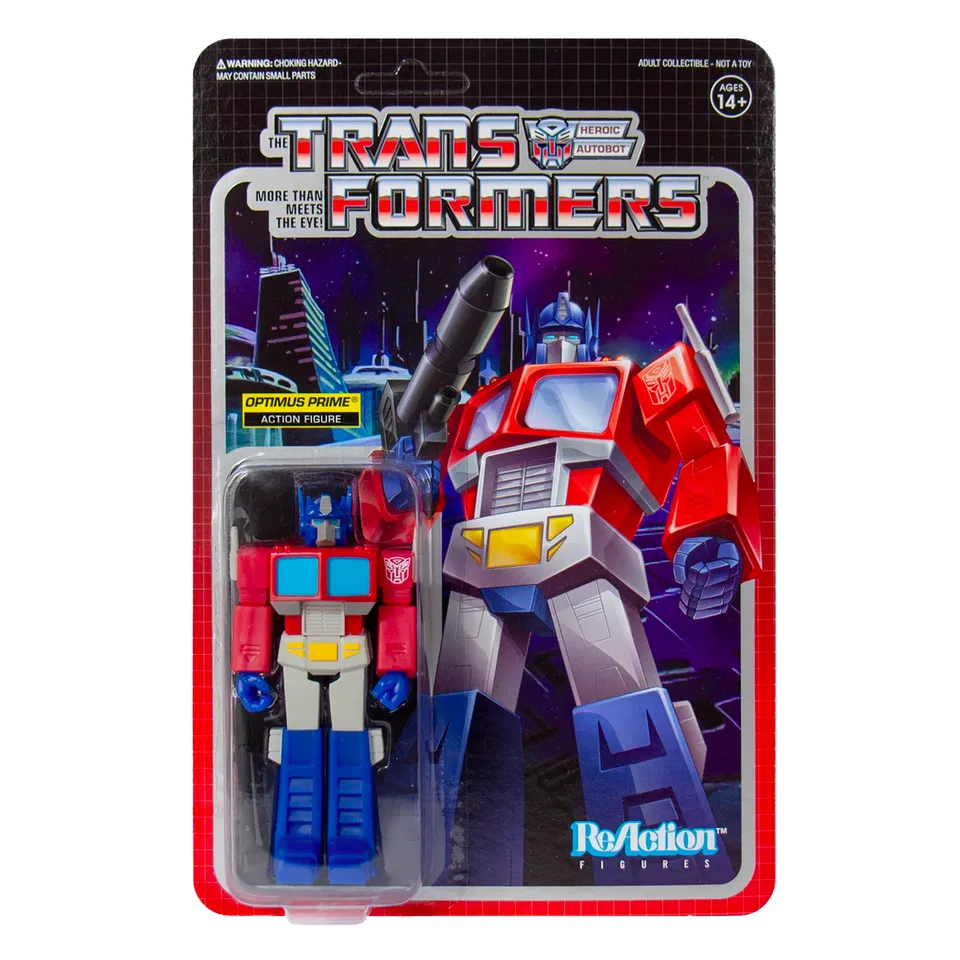 Super7 Transformers Optimus Prime figurina 9,5 cm retro