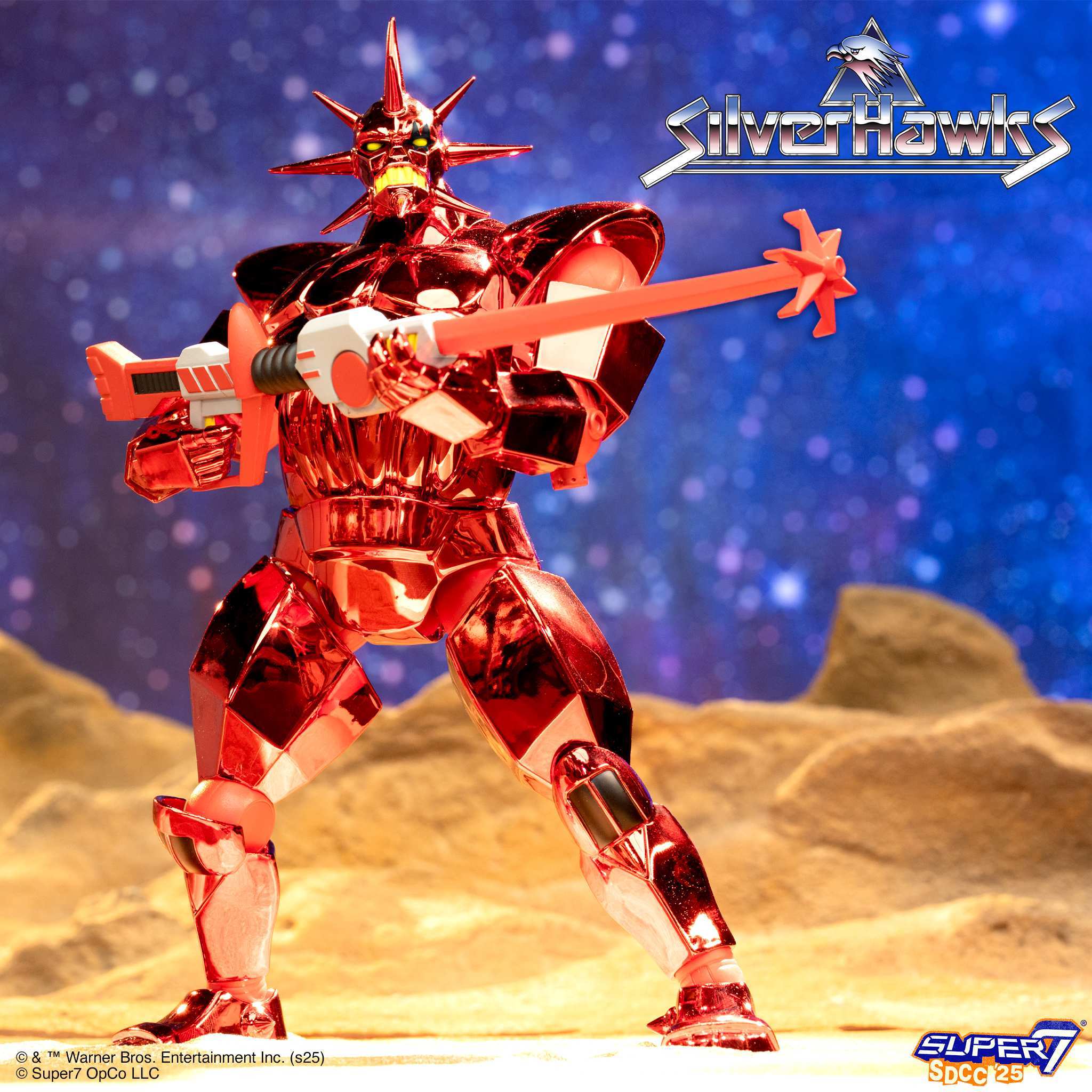 Super7 Ultimates figurina MonStar SilverHawks metalic