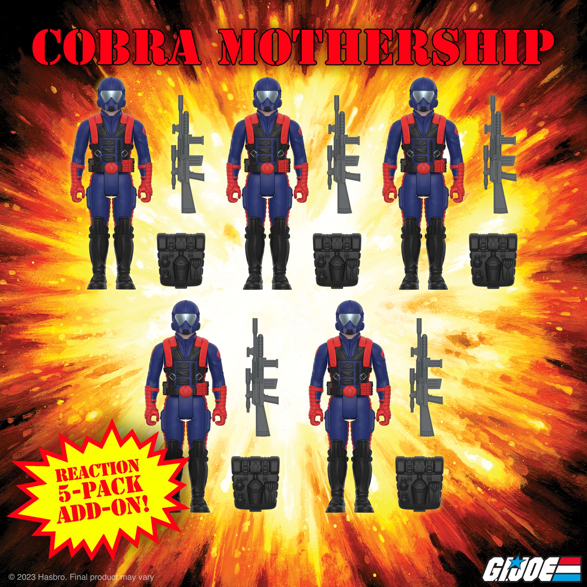 Super7 G.I. Joe Cobra Viper set 5 figurine ReAction 9,5cm