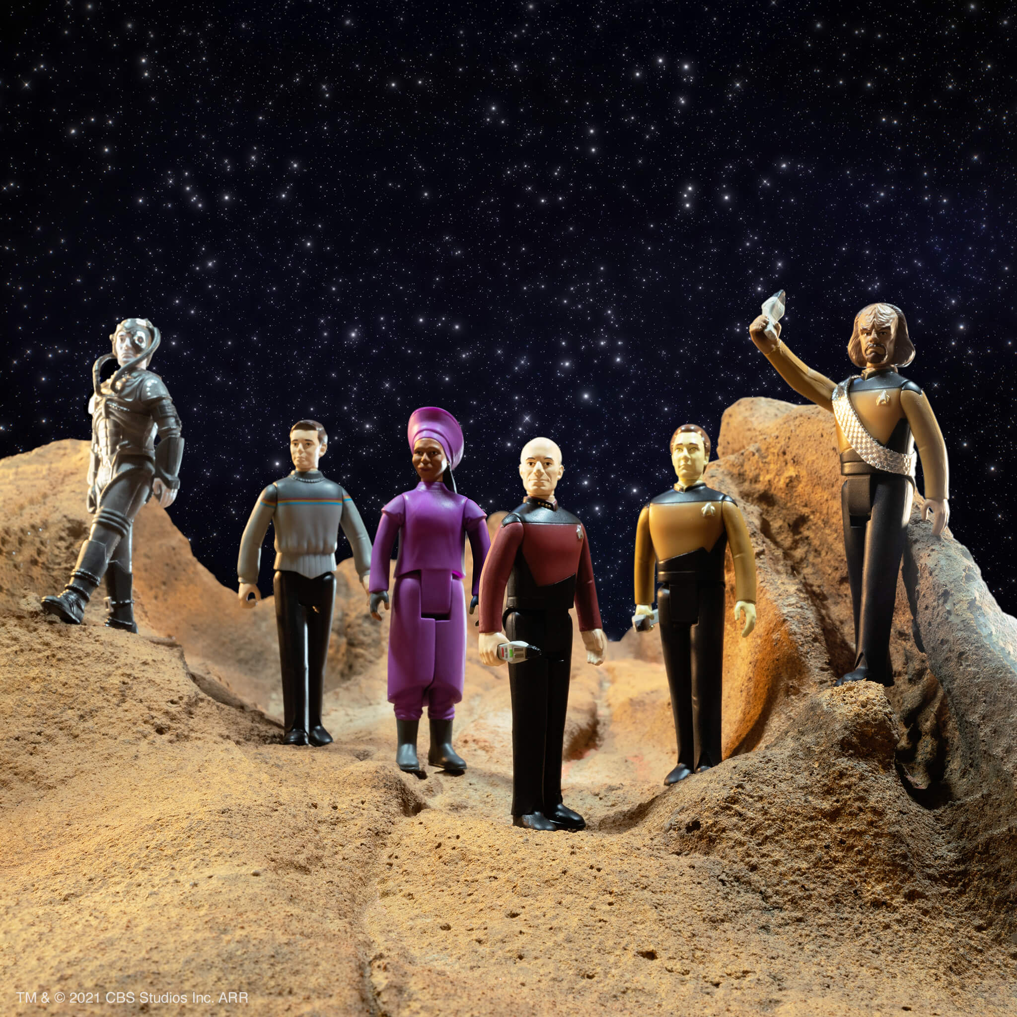 Super7 Star Trek TNG Wave 1 set 6 figurine