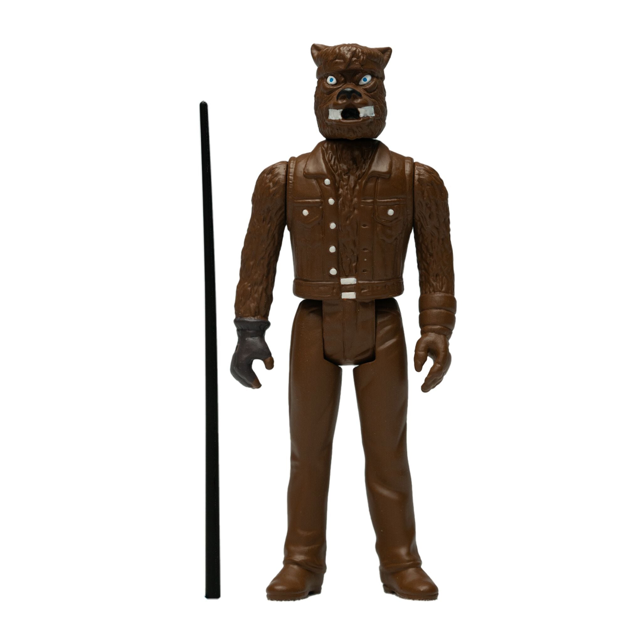 Super7 The Worst Werewolf Biker figurina 9,5 cm cu baston