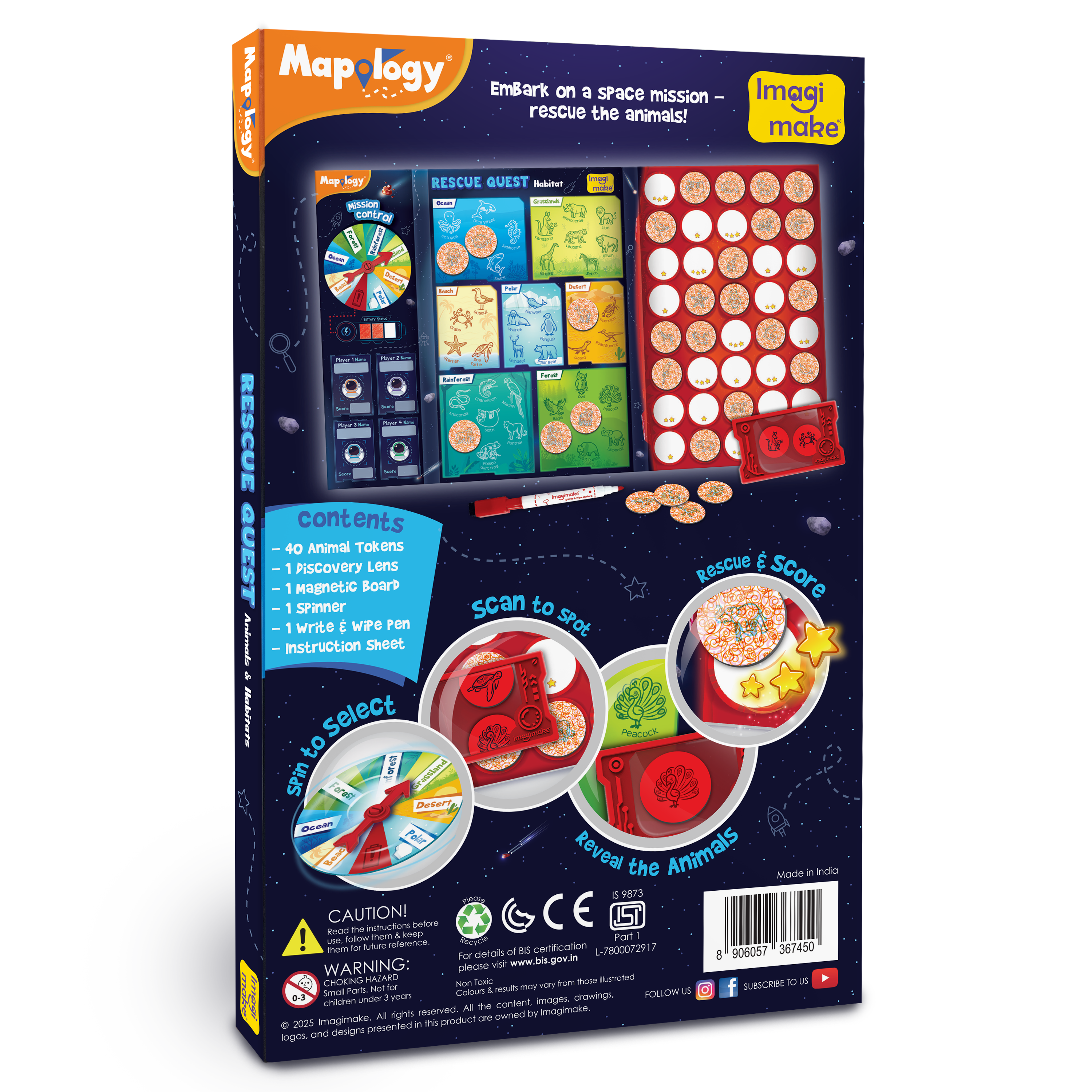Imagimake Rescue Quest Animals Habitats joc salvare animale