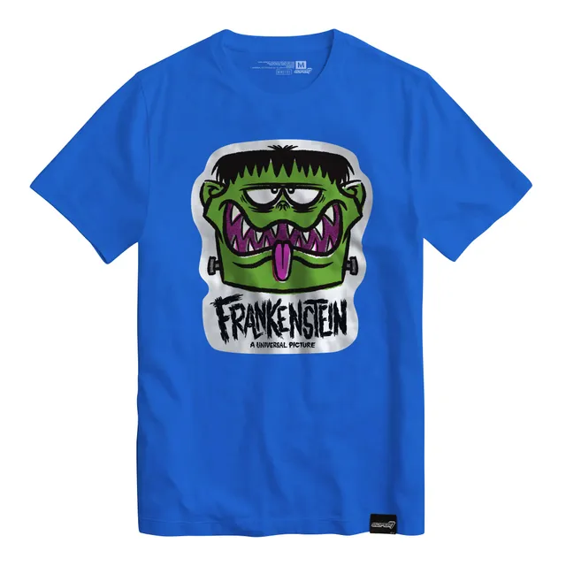 Super7 Universal Monsters Frankenstein tricou bumbac albastru