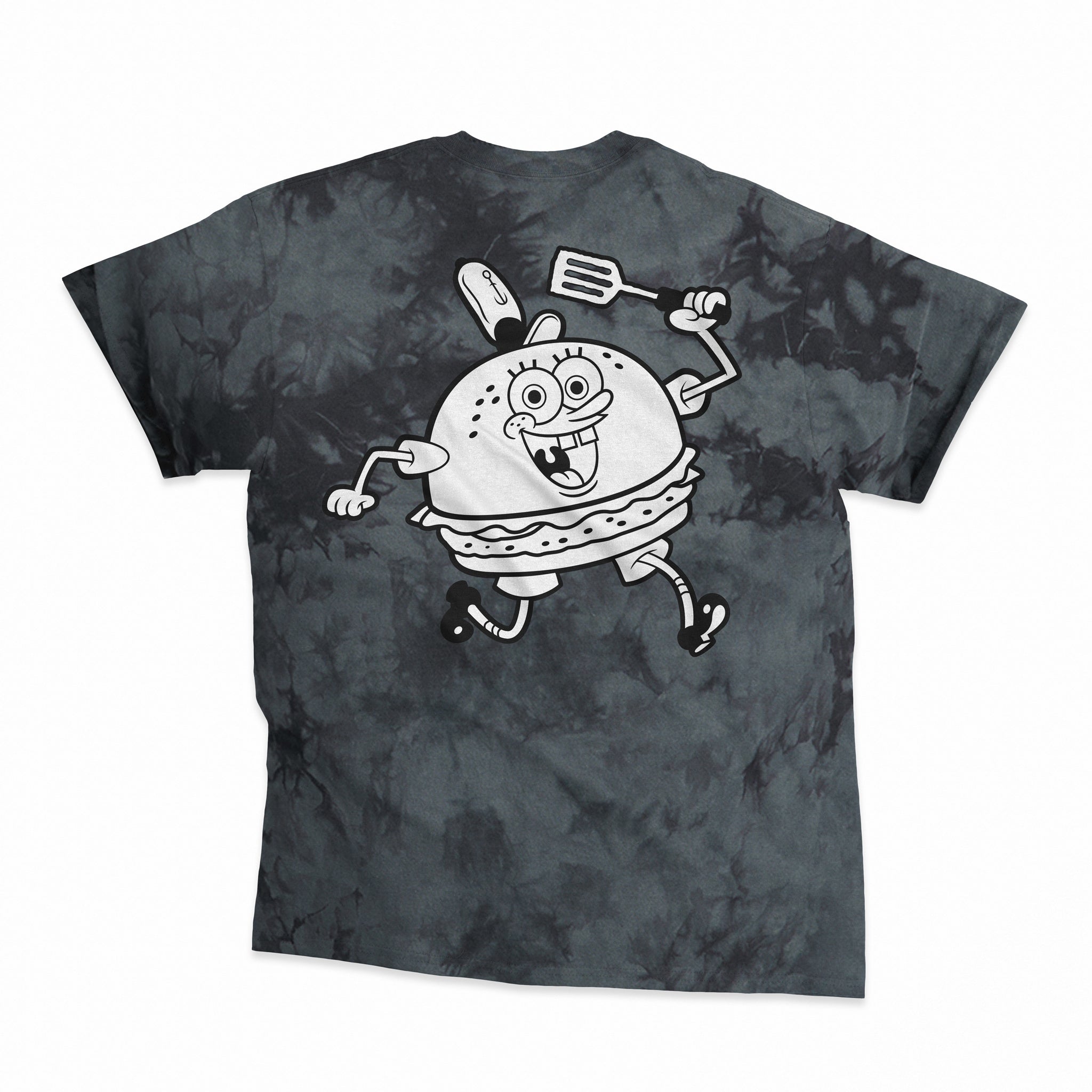 Super7 SpongeBob Krusty Krab Meal tricou negru bumbac