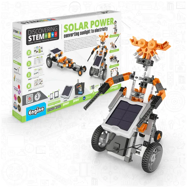 Engino Discovering STEM Solar Power set construcție 16 modele