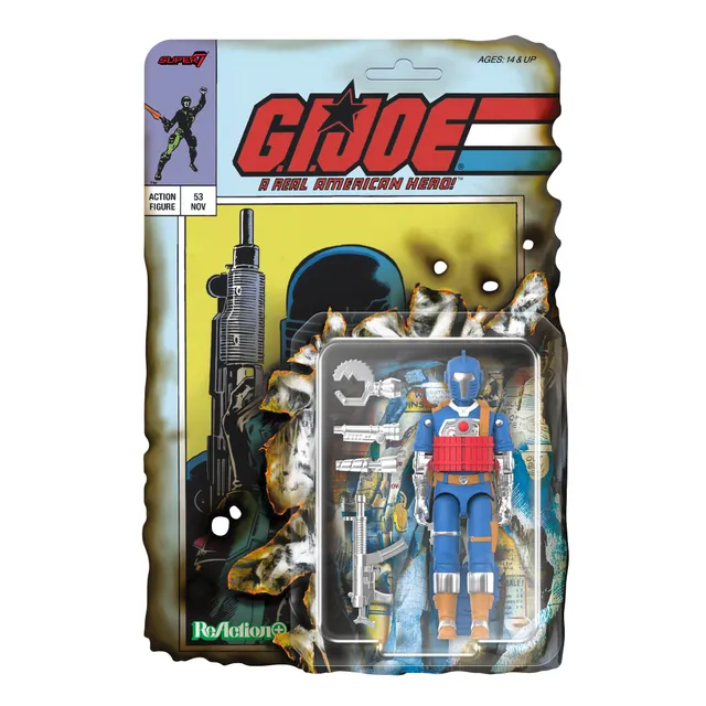 Super7 ReAction+ Cobra B.A.T. figurina 9,5 cm comic