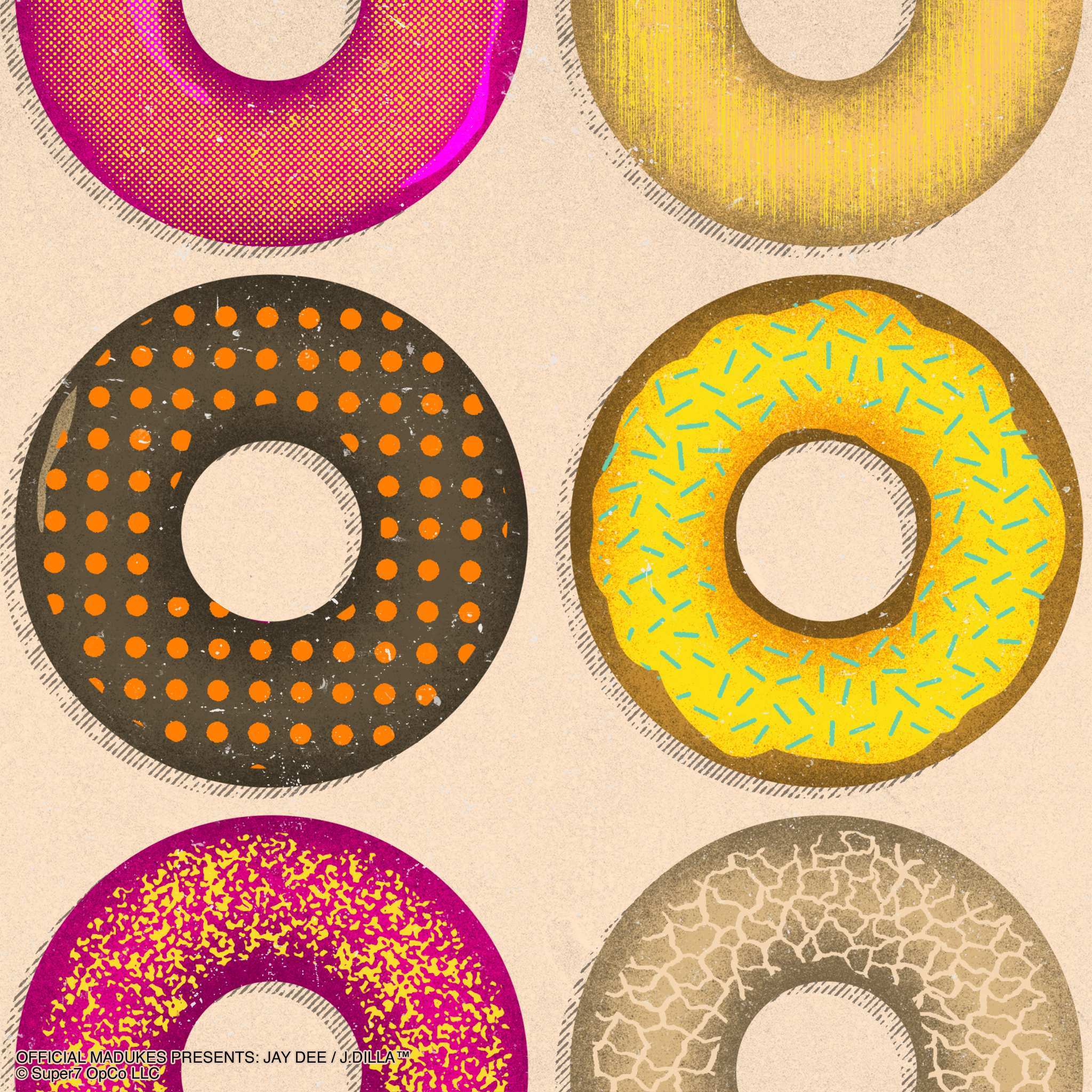 Super7 J Dilla ReAction Wave 02 Donuts figurină 3.75 inch