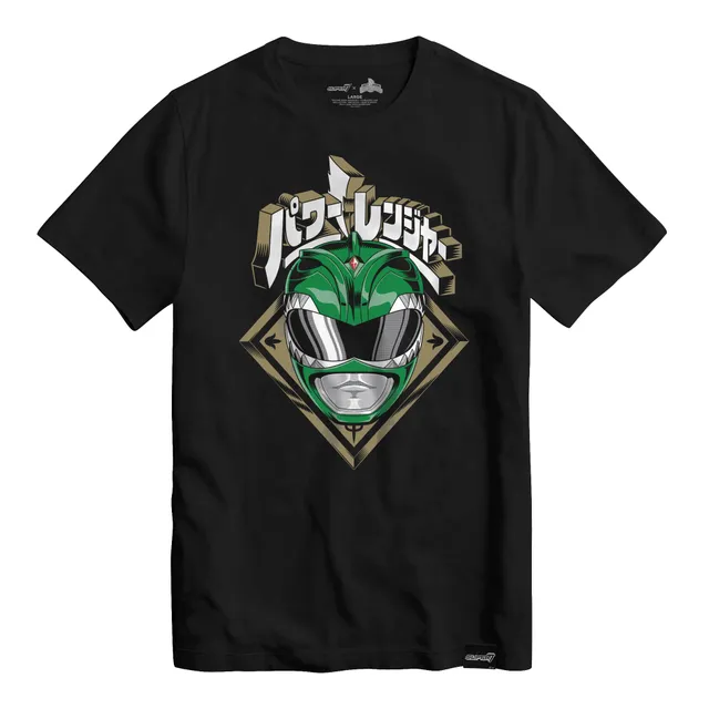Super7 Mighty Morphin Power Rangers Green Ranger Helmet tricou negru