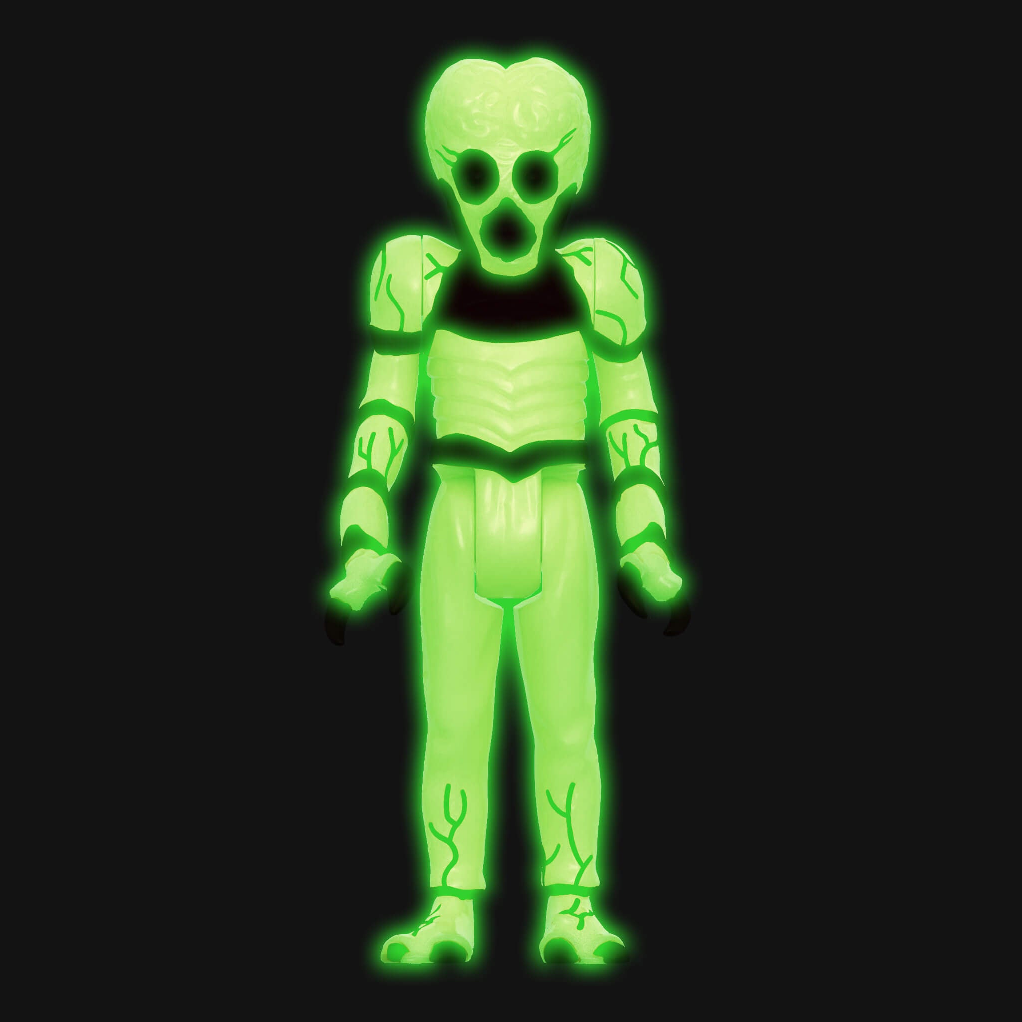 Super7 Metaluna Mutant ReAction figurina fosforescenta