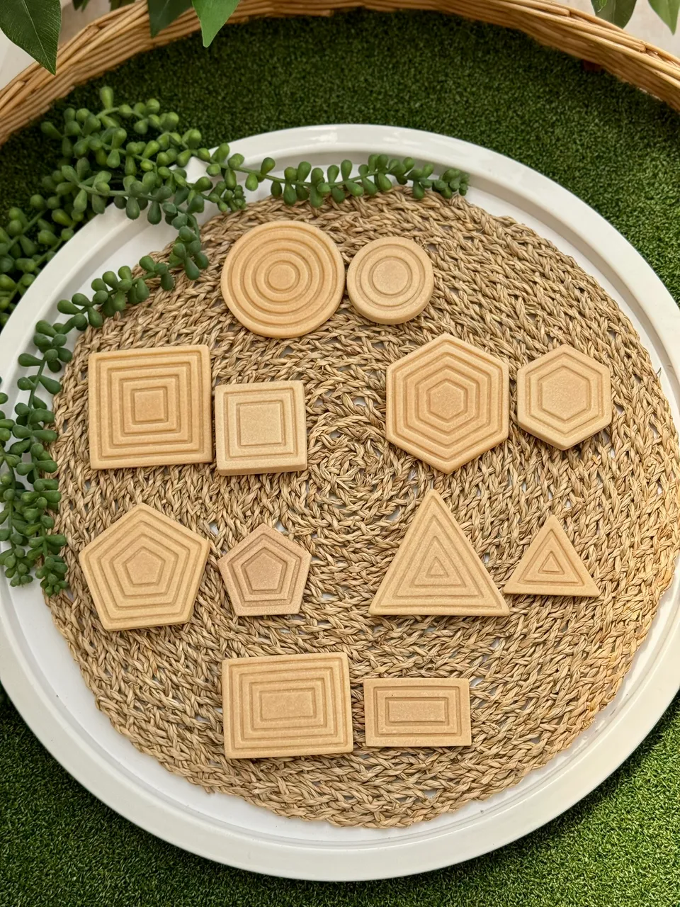 Yellow Door Sensory Shapes pietre senzoriale forme set 12 buc