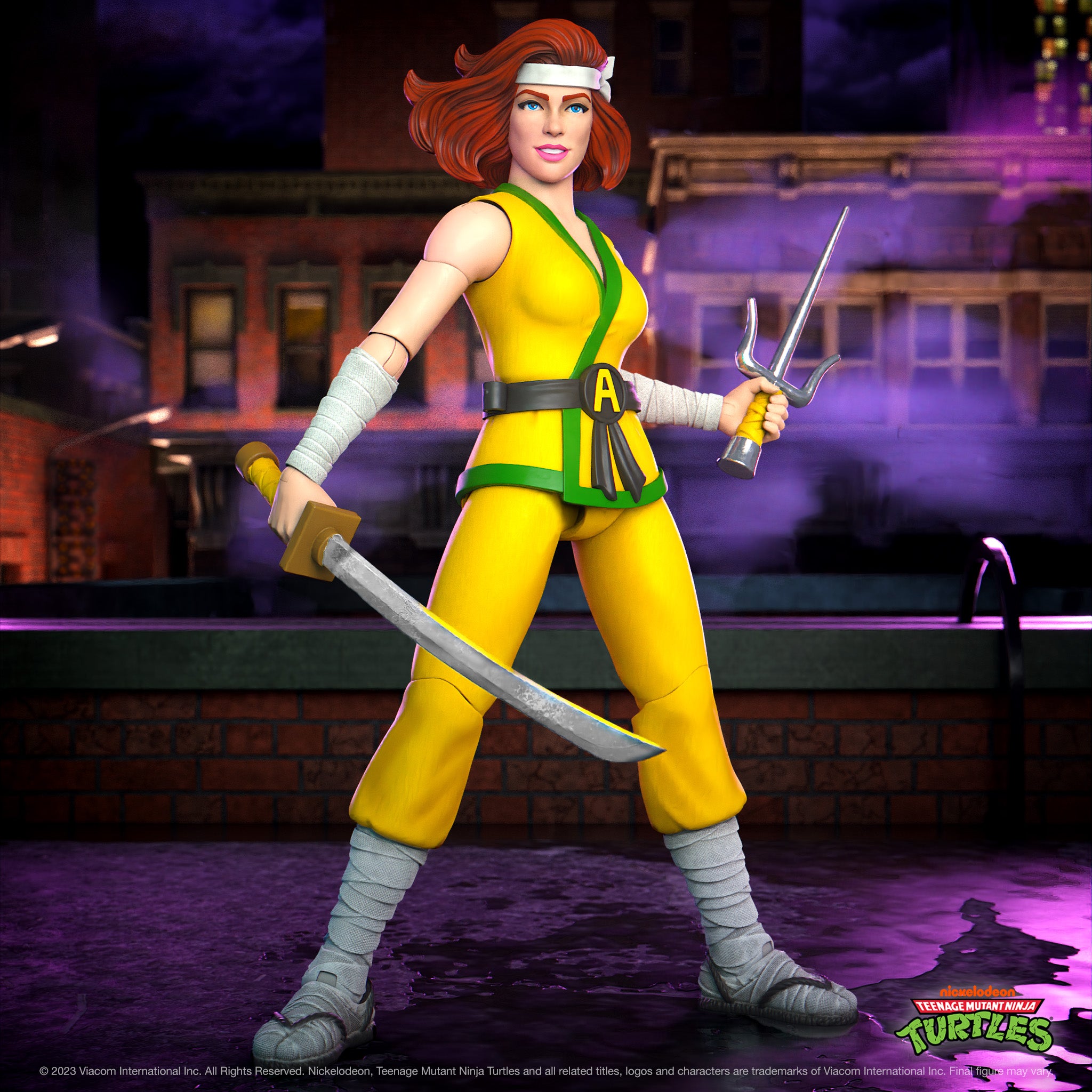 Super7 ULTIMATES! Ninja April figurina 18 cm articulata