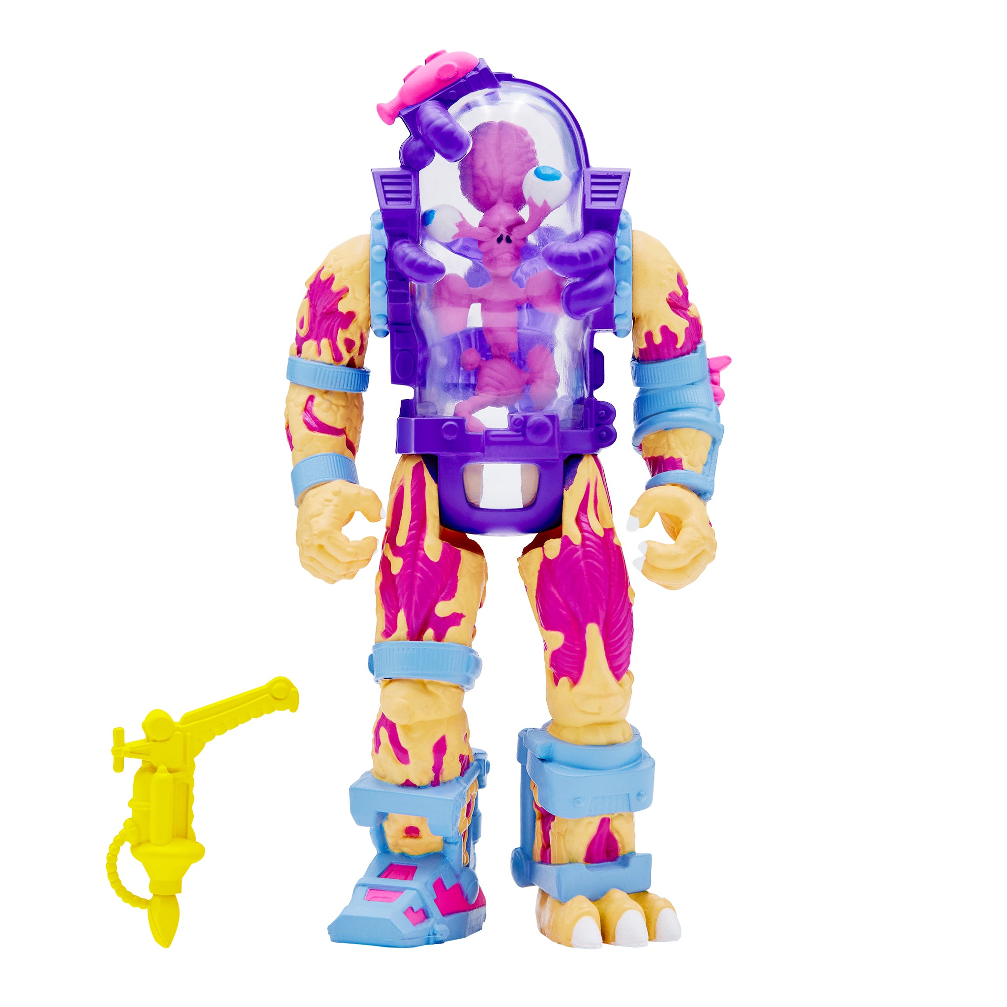 Super7 TMNT Mutagen Man figurina 9,5 cm cu mitraliera