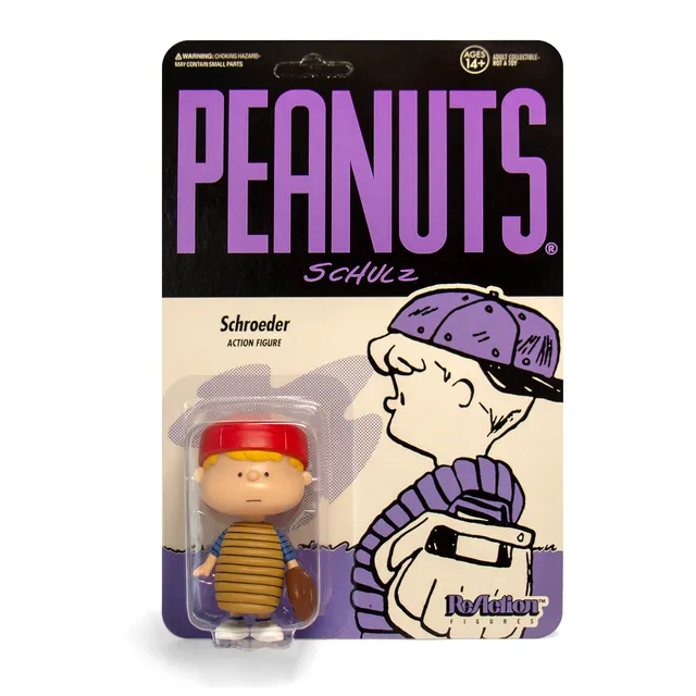 Super7 ReAction Peanuts Baseball Schroeder figurina 9,5 cm