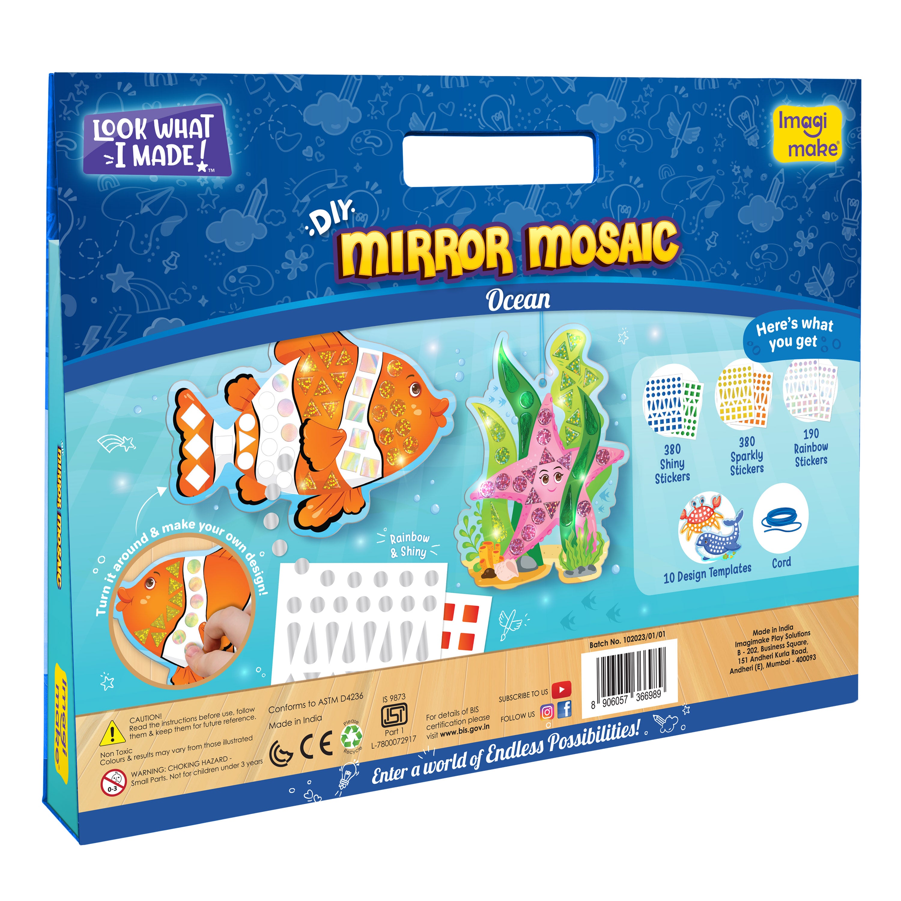 Imagimake Mirror Mosaic set mozaic ocean 950+