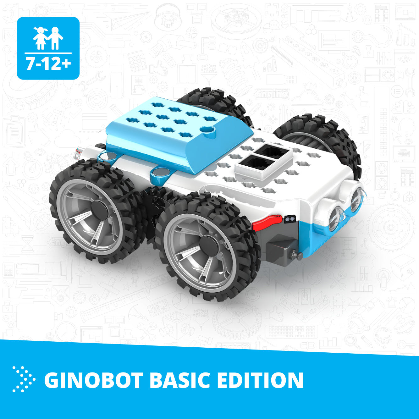 Engino GinoBot Basic Edition Robot Programabil 7-12 Ani