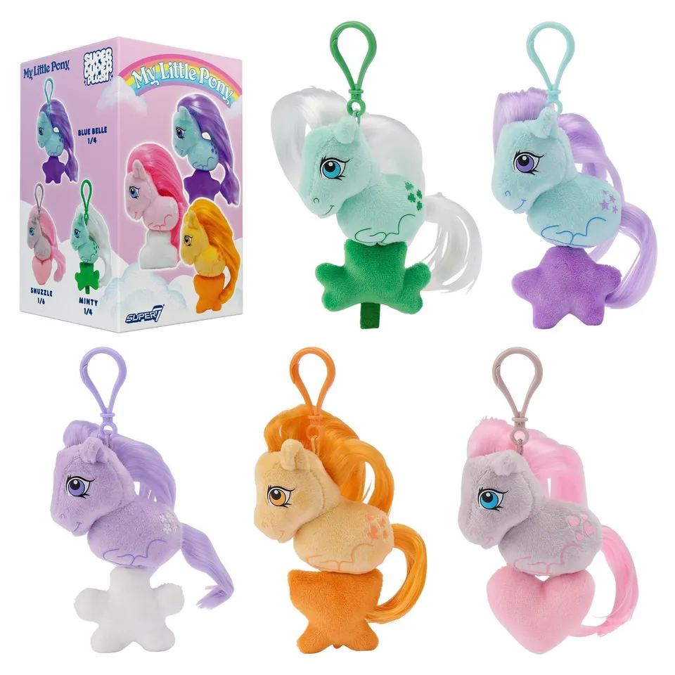 Super7 My Little Pony Super Duper Plush breloc surpriză