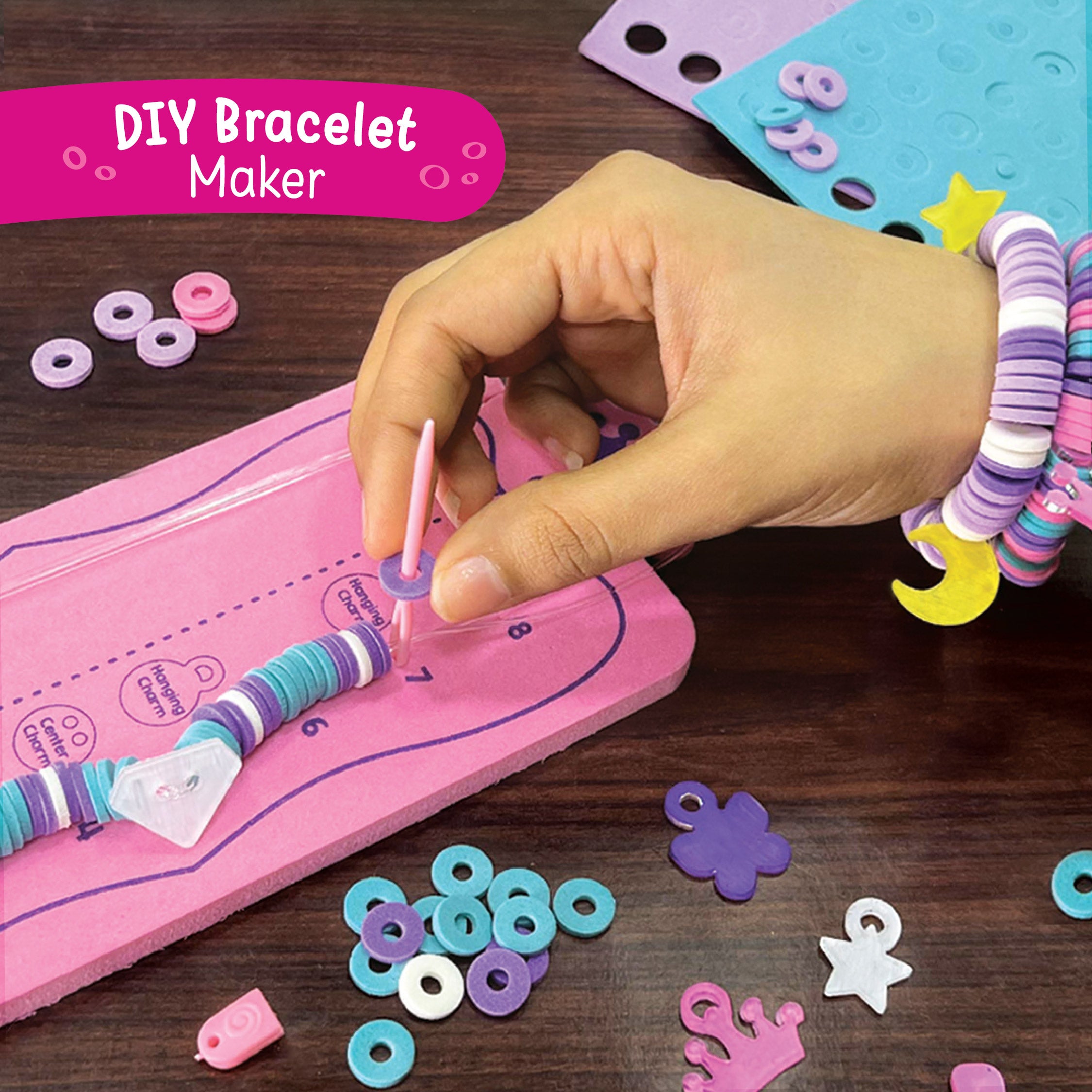 Imagimake Princess DIY Craft Kit set brățări fete 5-9 ani