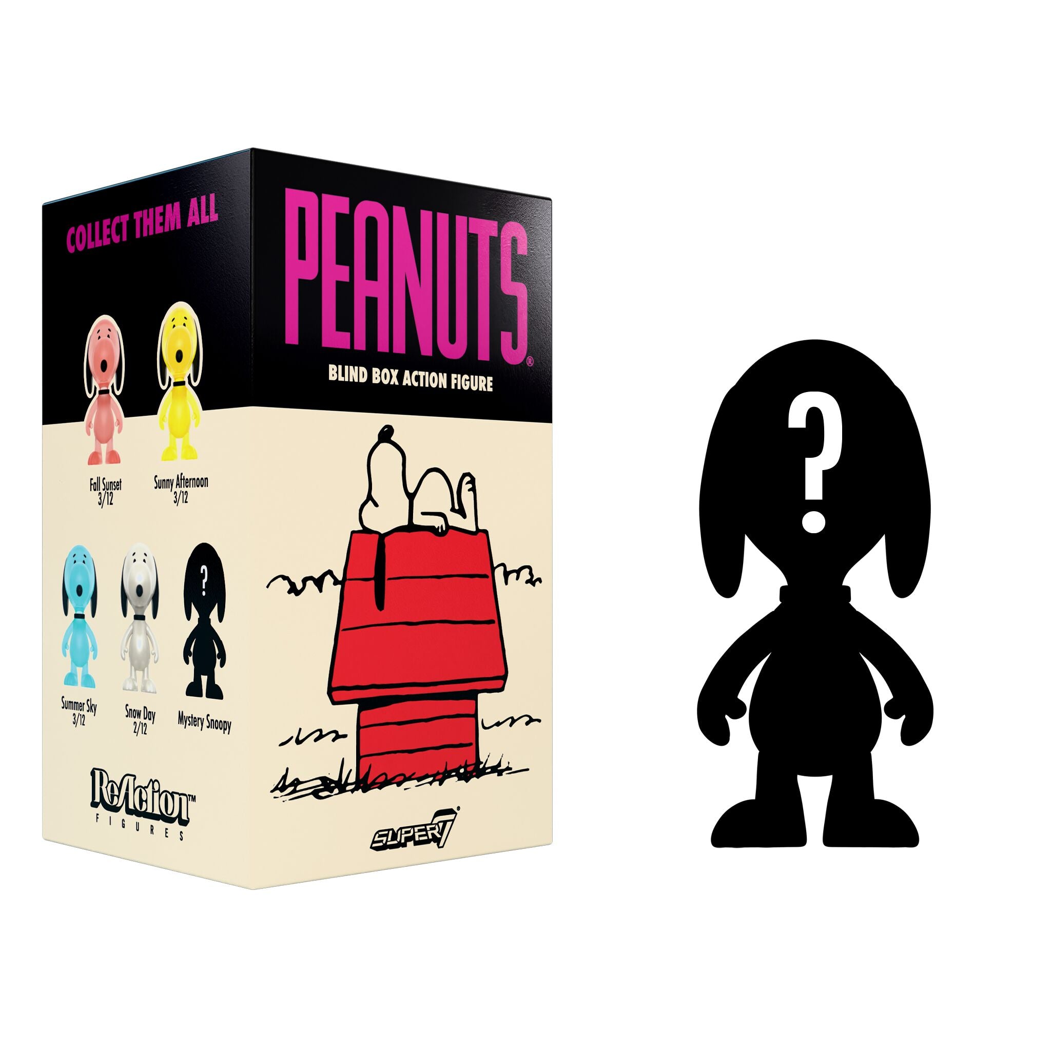 Super7 Peanuts Snoopy blind box figurina surpriza 9,5 cm