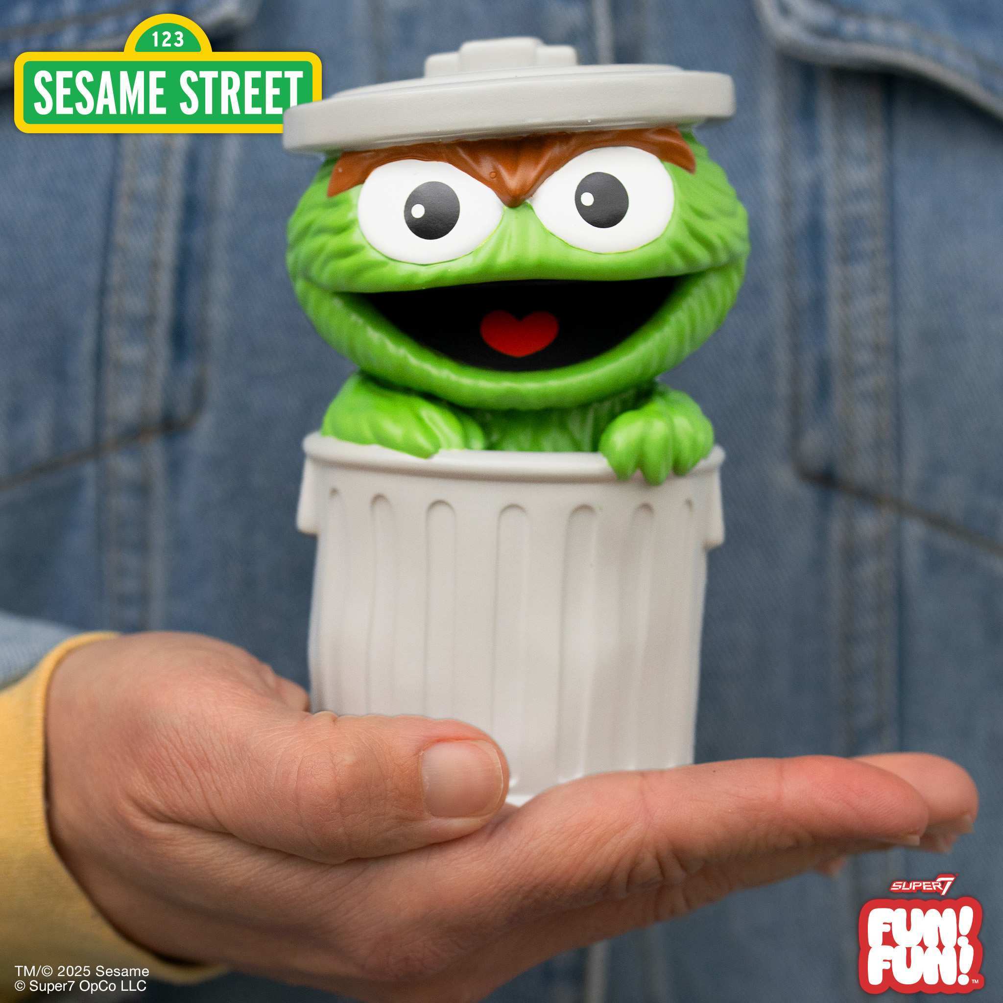 Super7 FUN FUN Sesame Street figurină Oscar 12 cm