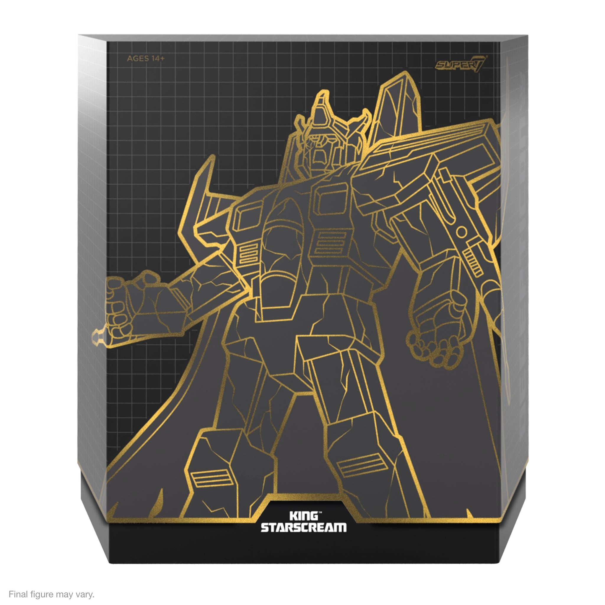 Super7 Ultimates Transformers King Starscream Fallen figurină 18cm
