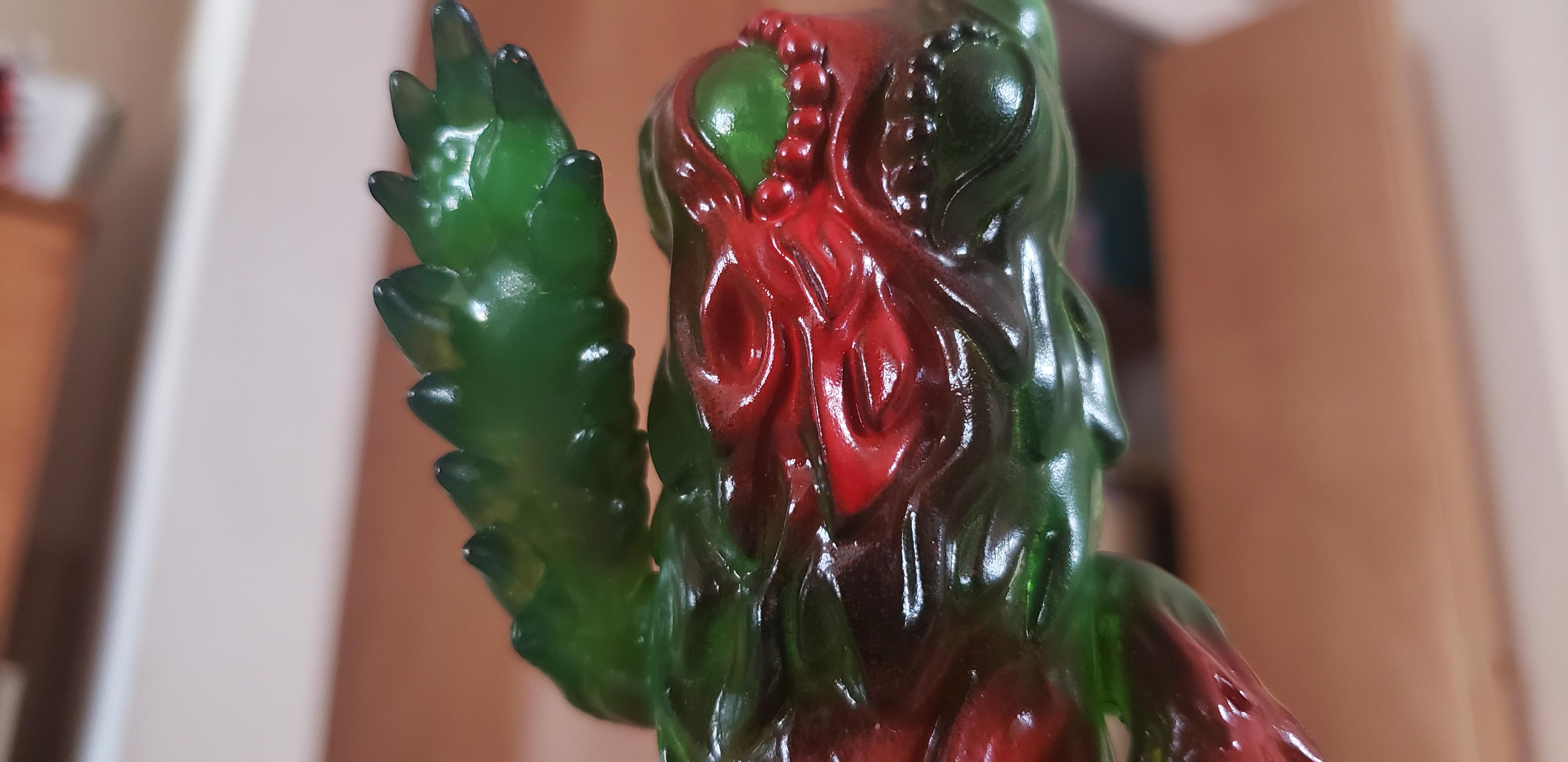 Super7 ReAction Hedorah figurina 9,5 cm verde transparent