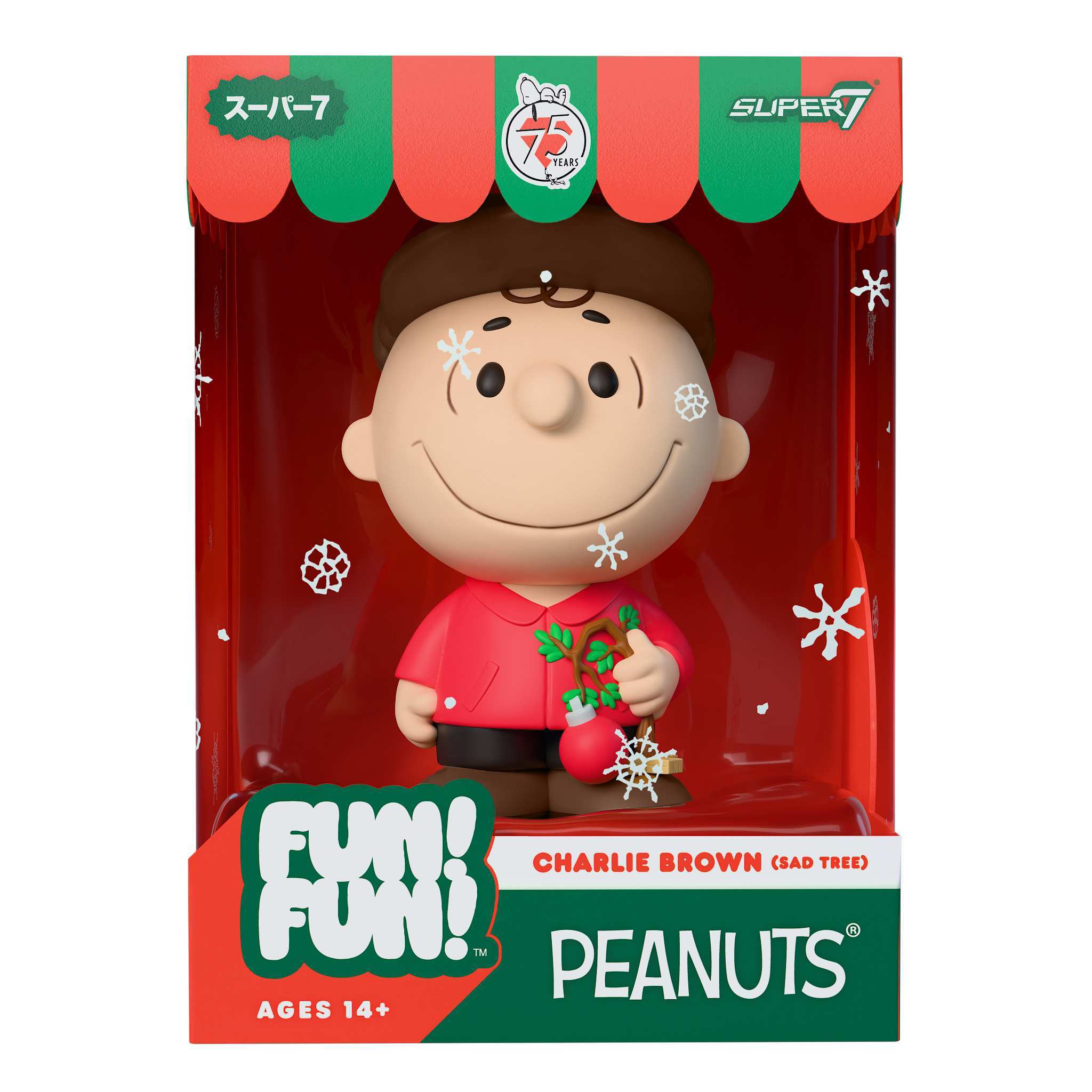 Super7 FUN FUN Charlie Brown Sad Tree figurină vinil
