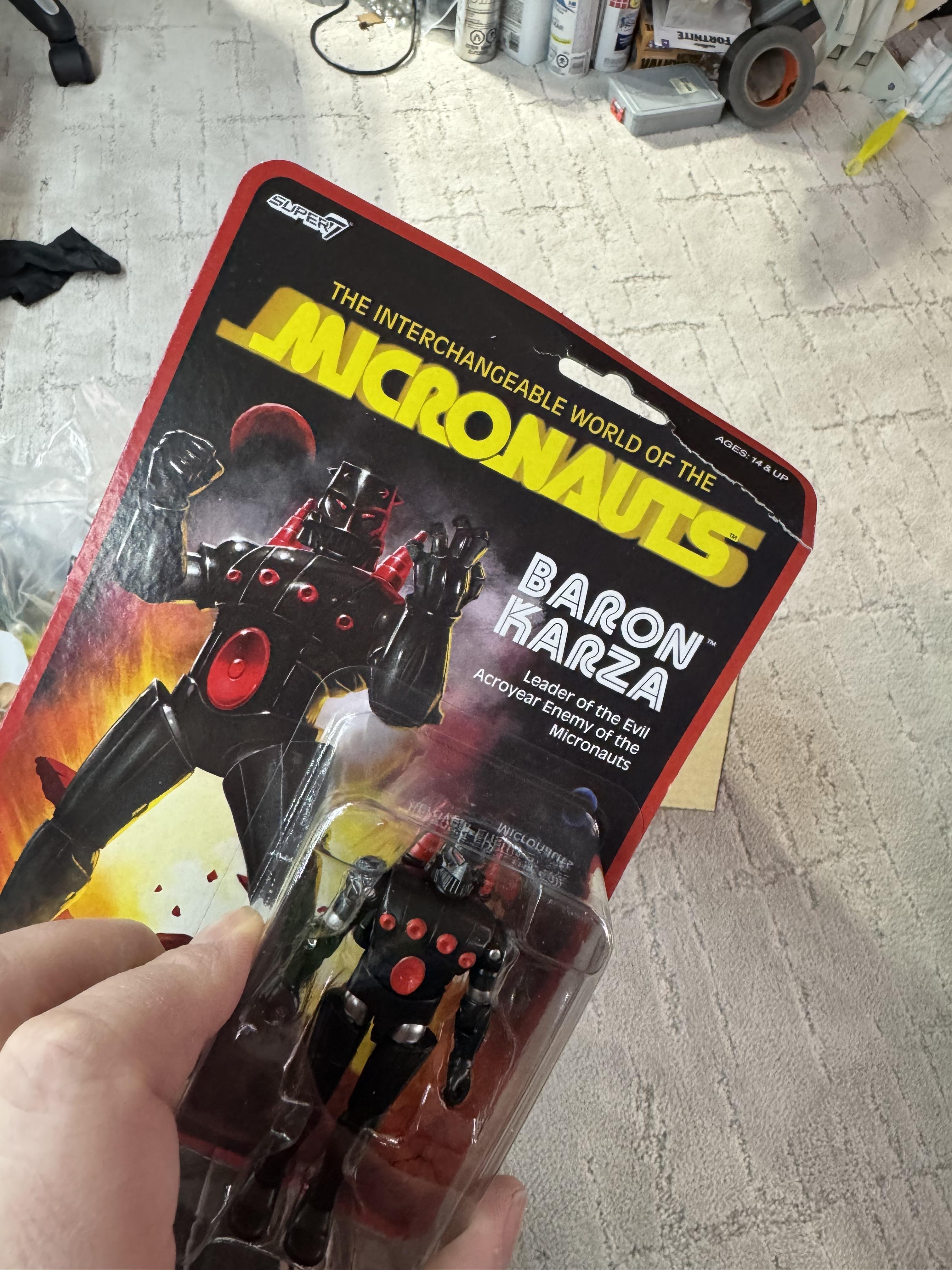 Super7 Micronauts ReAction+ Biotron figurina 9,5 cm