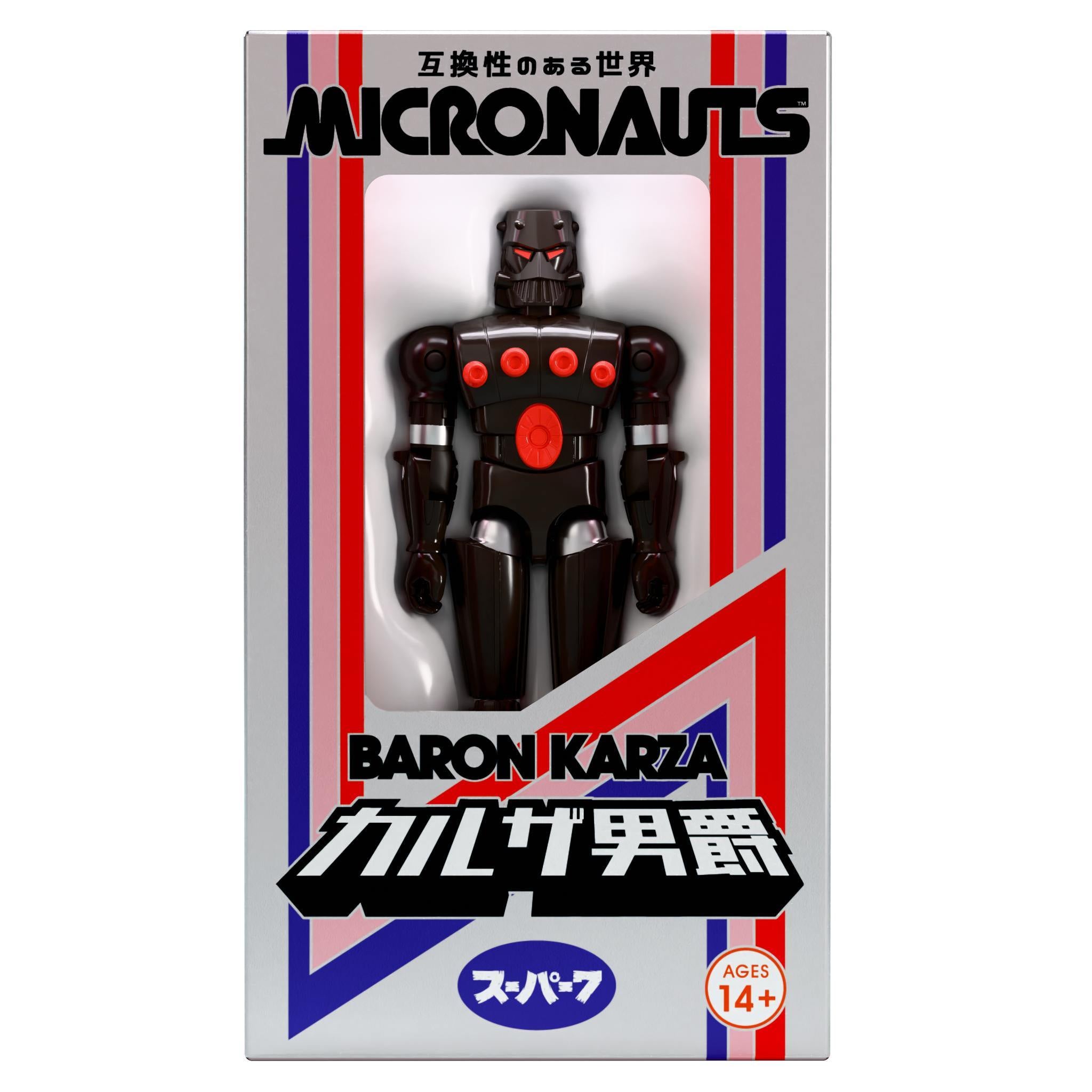 Super7 Micronauts ReAction+ figurine Baron Karza Biotron