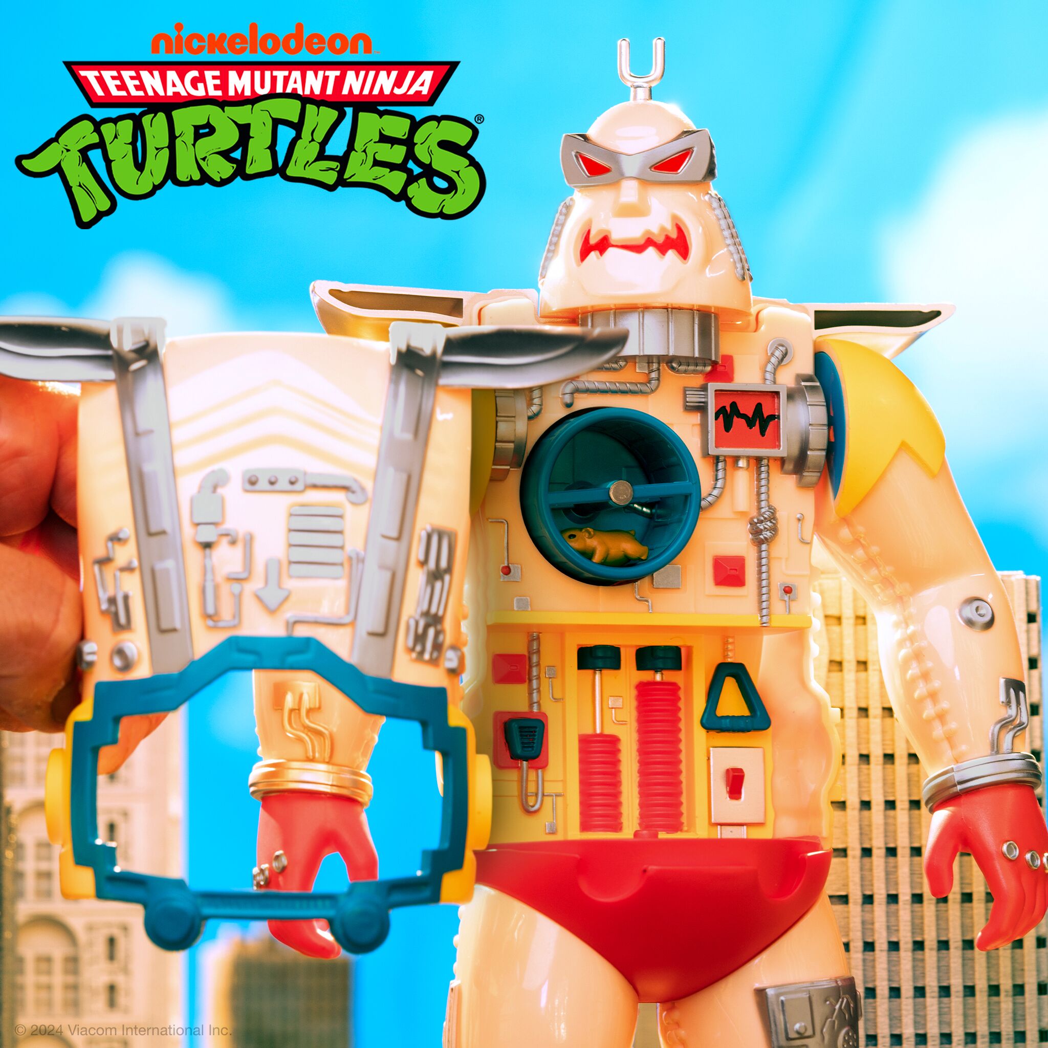 Super7 TMNT Krang Android Super Cyborg figurină 28 cm