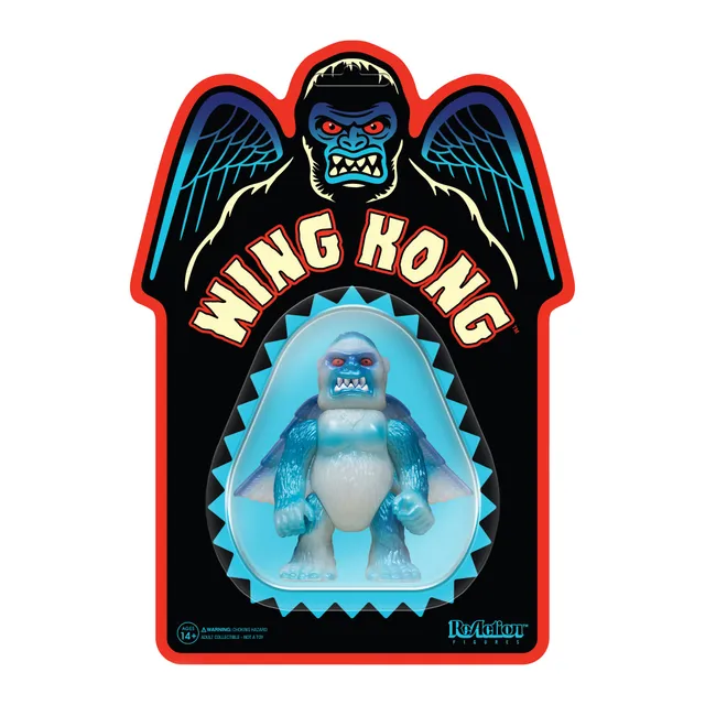 Super7 ReAction Wing Kong Monster Glow figurină fosforescentă