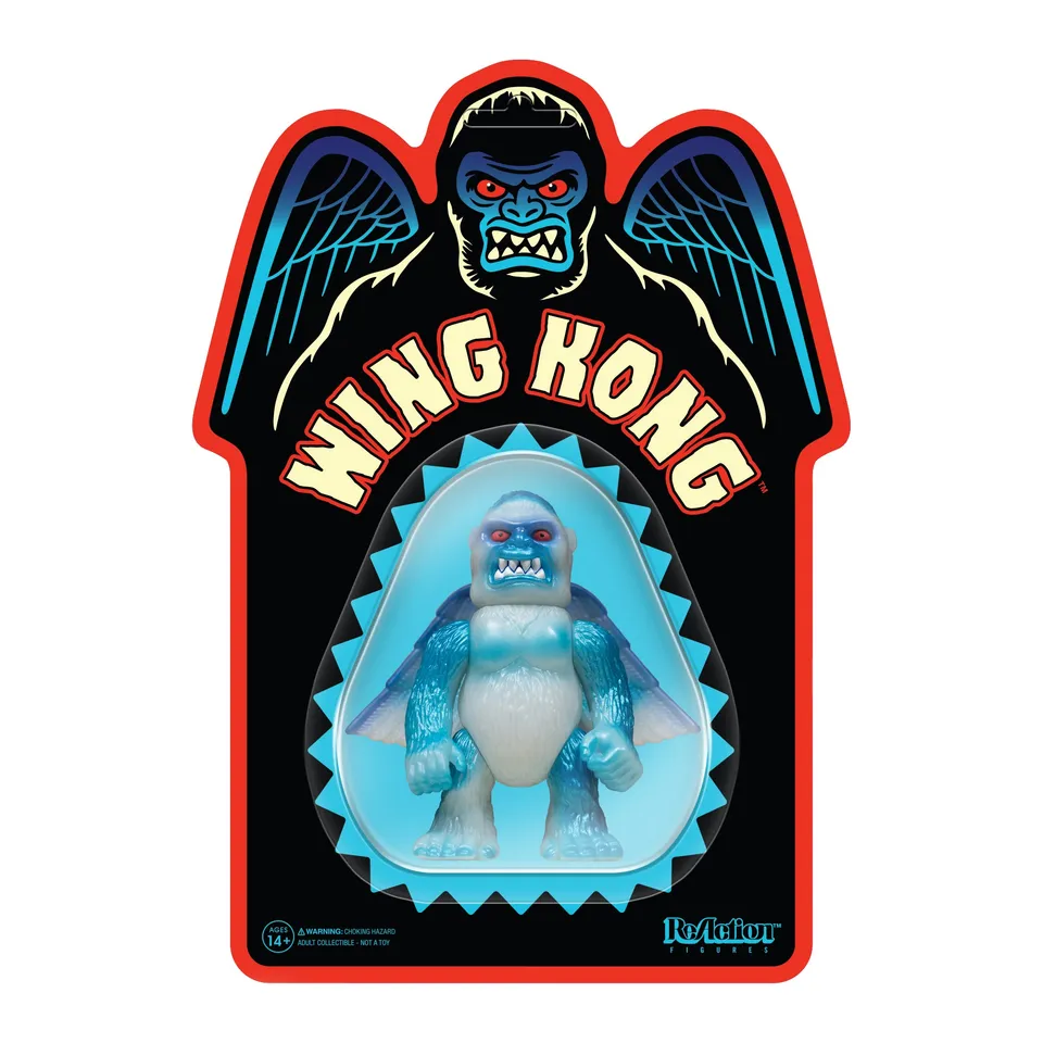 Super7 ReAction Wing Kong Monster Glow figurină fosforescentă