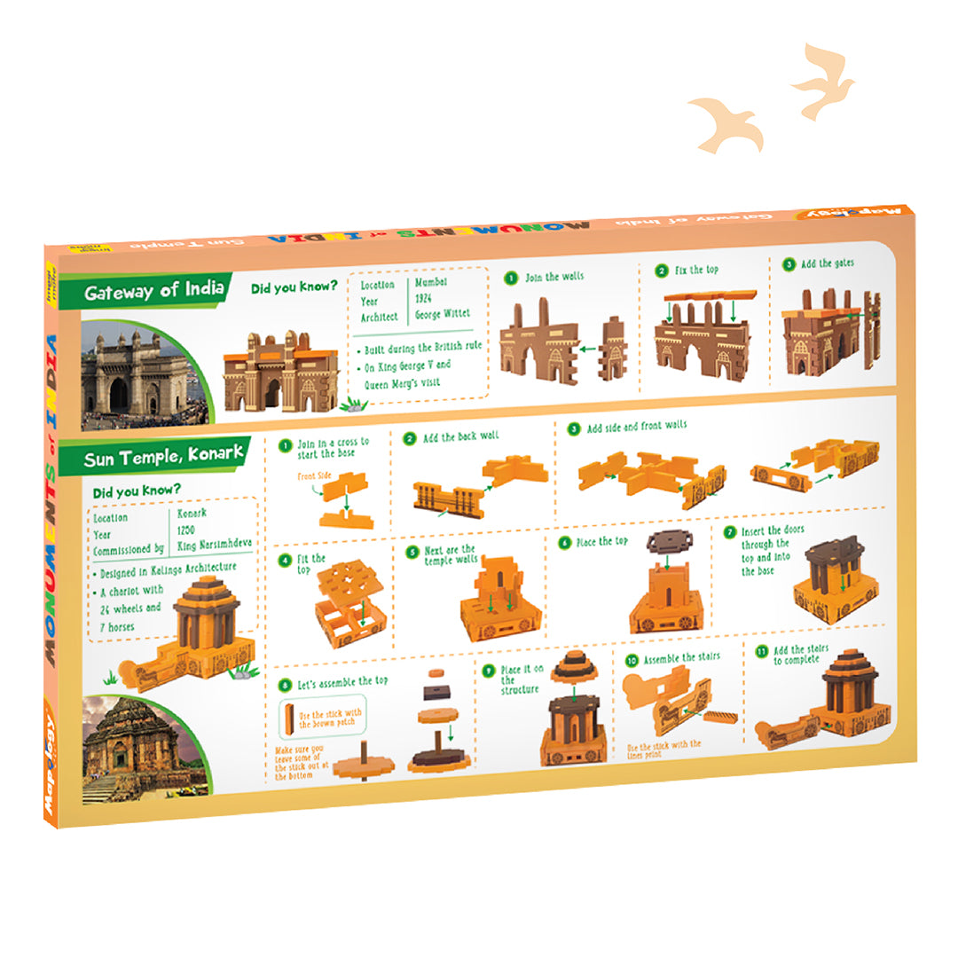 Imagimake Mapology Monuments set constructie 2 monumente