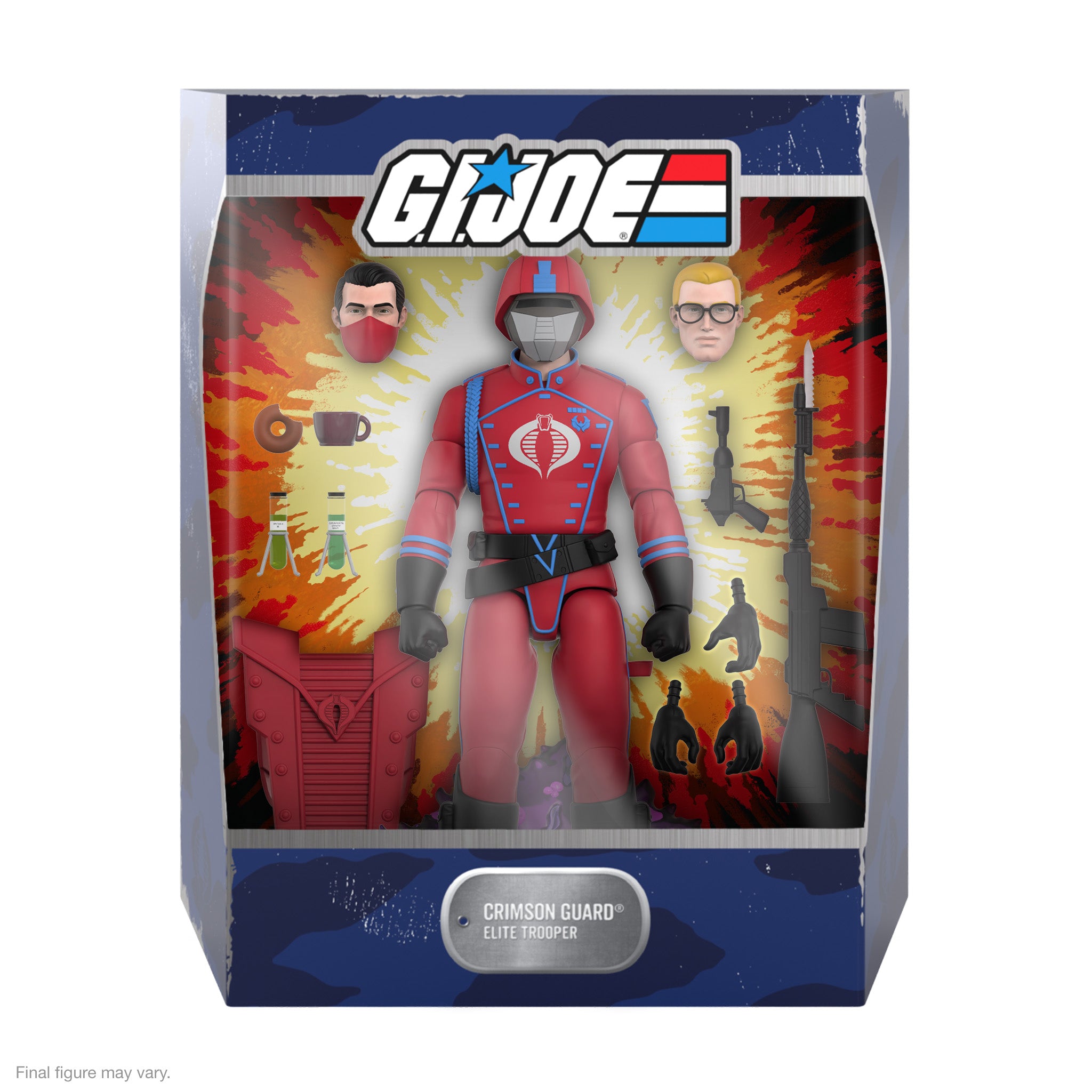 Super7 ULTIMATES G.I. Joe Cobra Crimson Guard figurina 7 inch