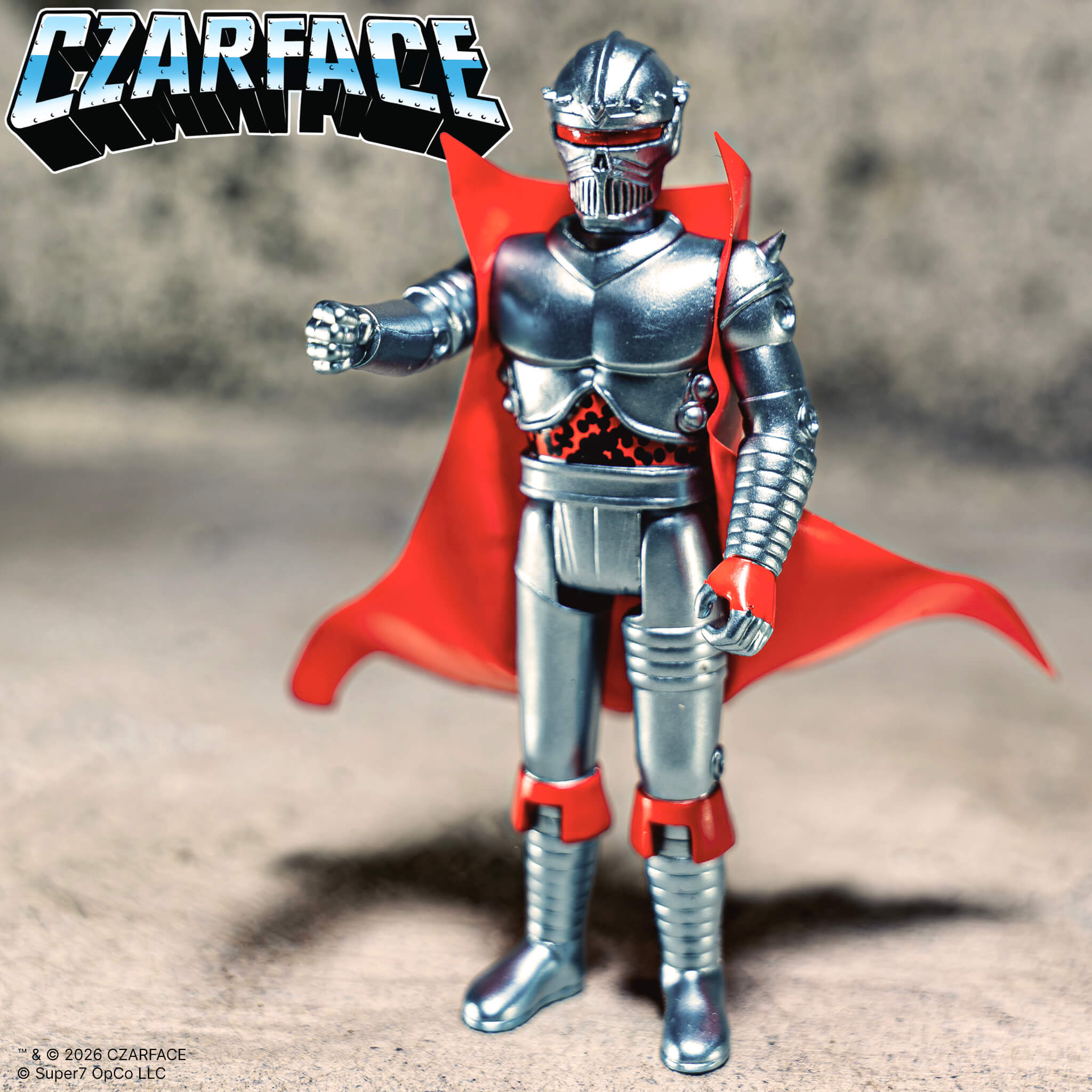 Super7 ReAction Czarface Frankie Pulitzer figurine set 2 buc metalizat