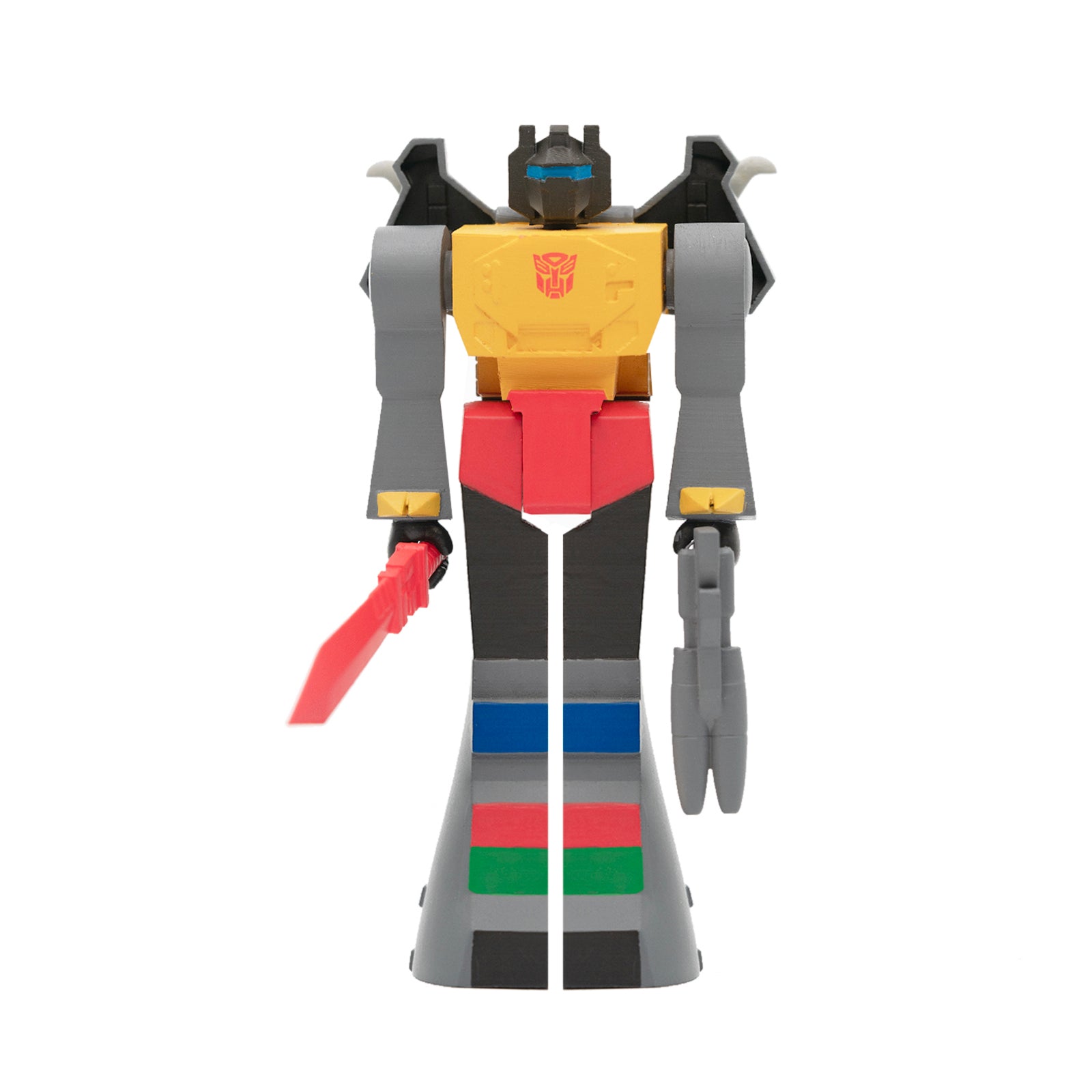 Super7 ReAction Transformers Grimlock figurină 9,5 cm cu arme