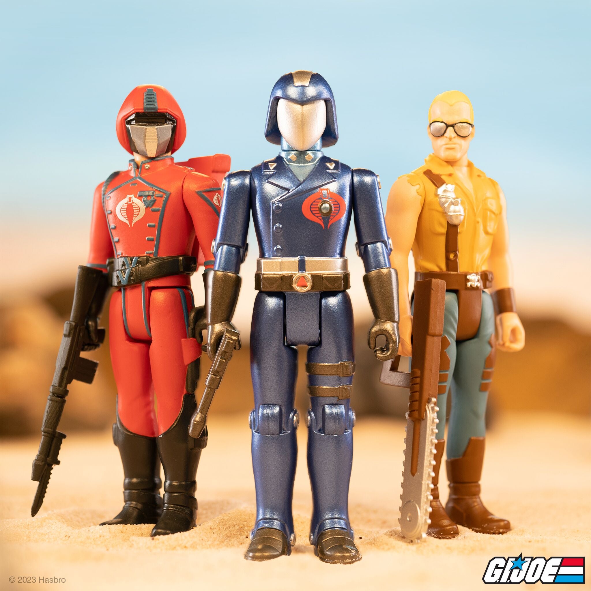Super7 G.I. Joe ReAction Cobra Commander robot figurină