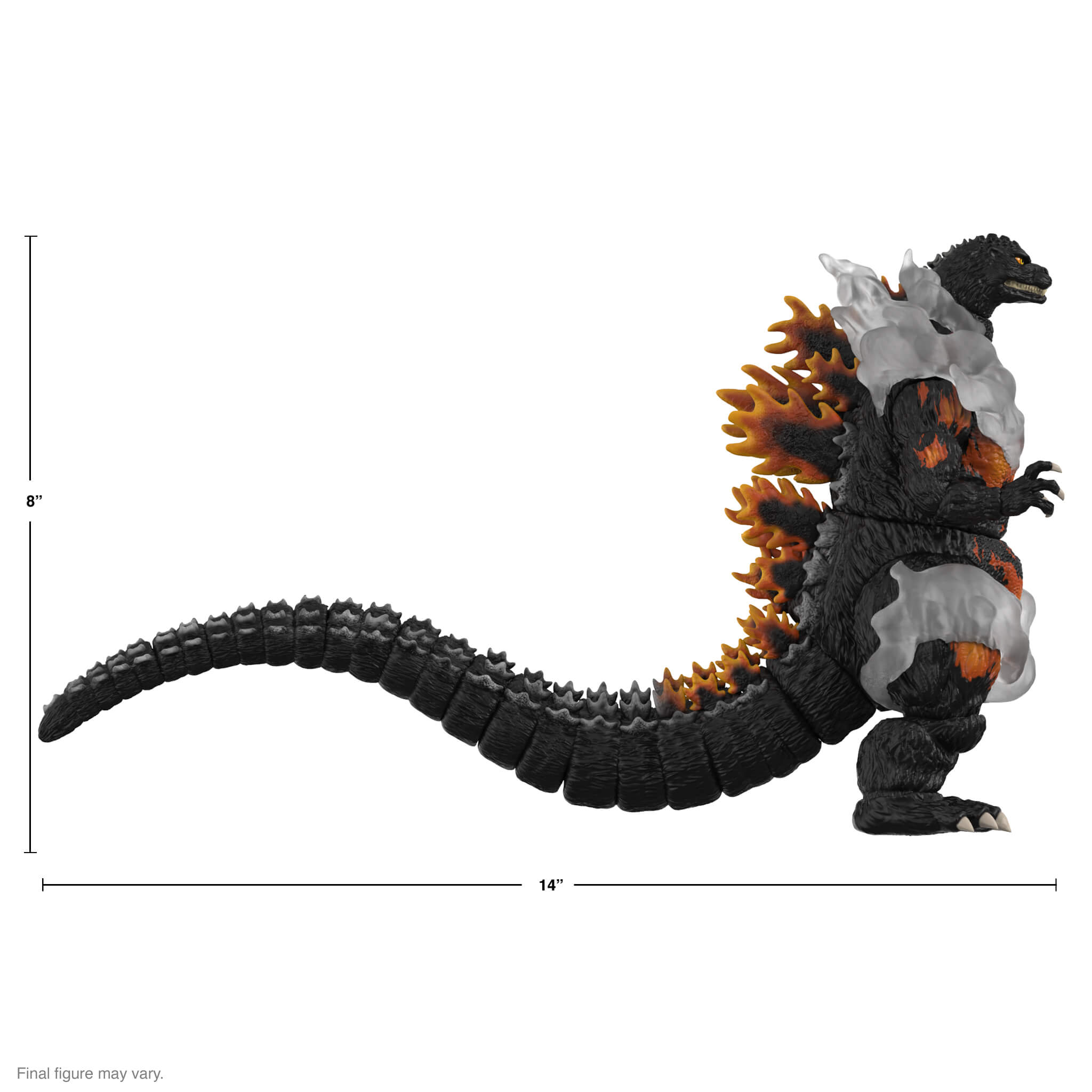Super7 Toho ULTIMATES Wave 2 Burning Godzilla figurina