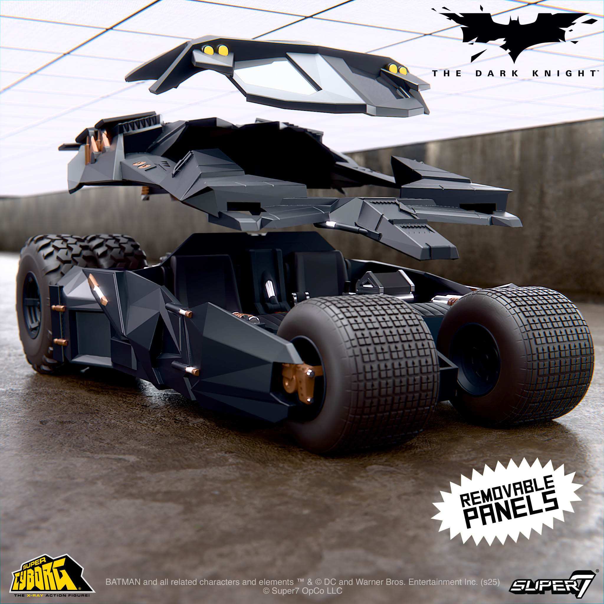 Super7 Batman Tumbler Batmobile mașinuță 25 cm