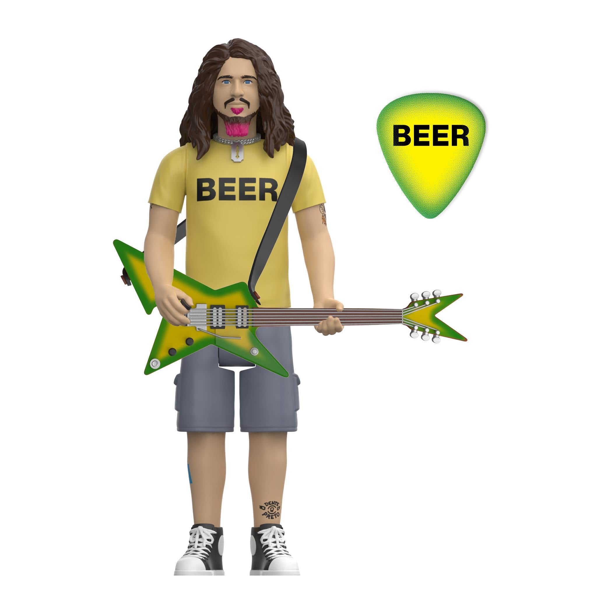 Super7 ReAction Dimebag Darrell Wave 2 set 2 figurine