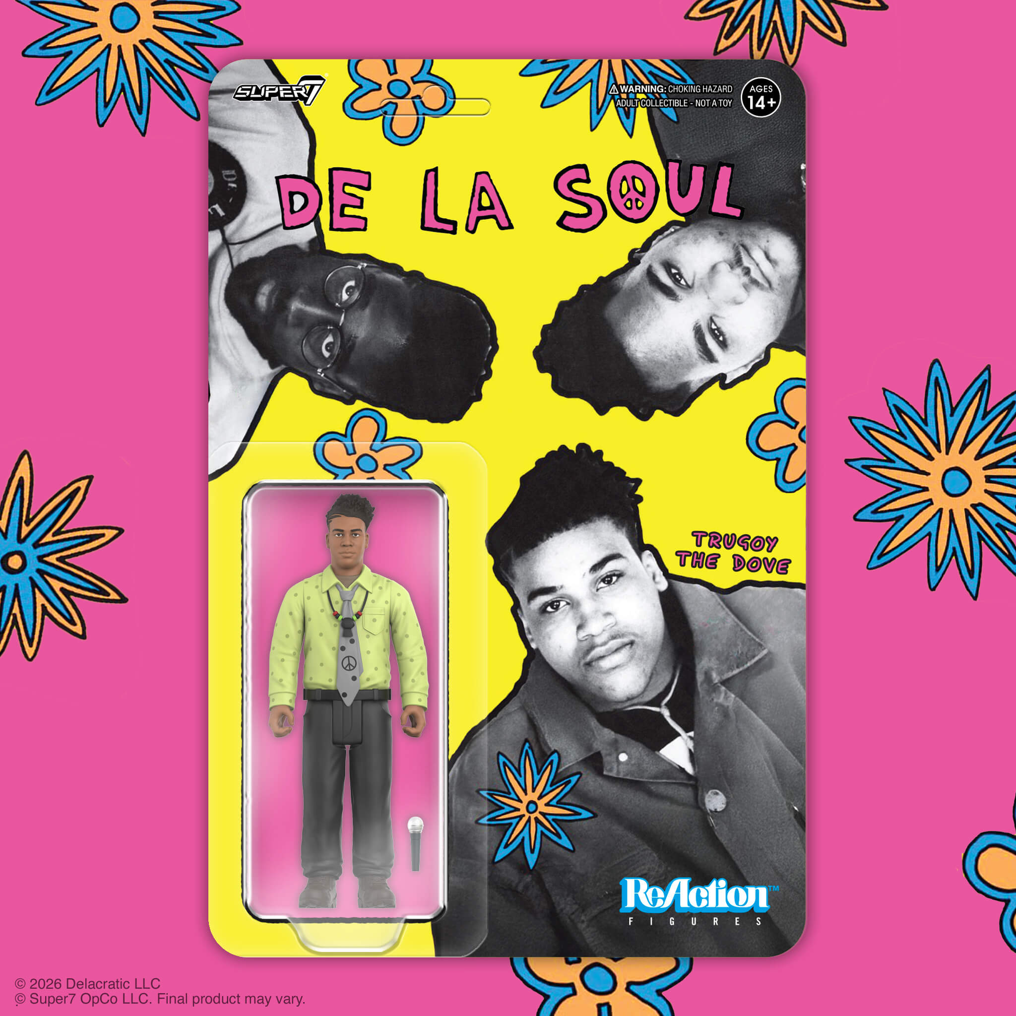 Super7 ReAction De La Soul Trugoy figurina Me Myself & I