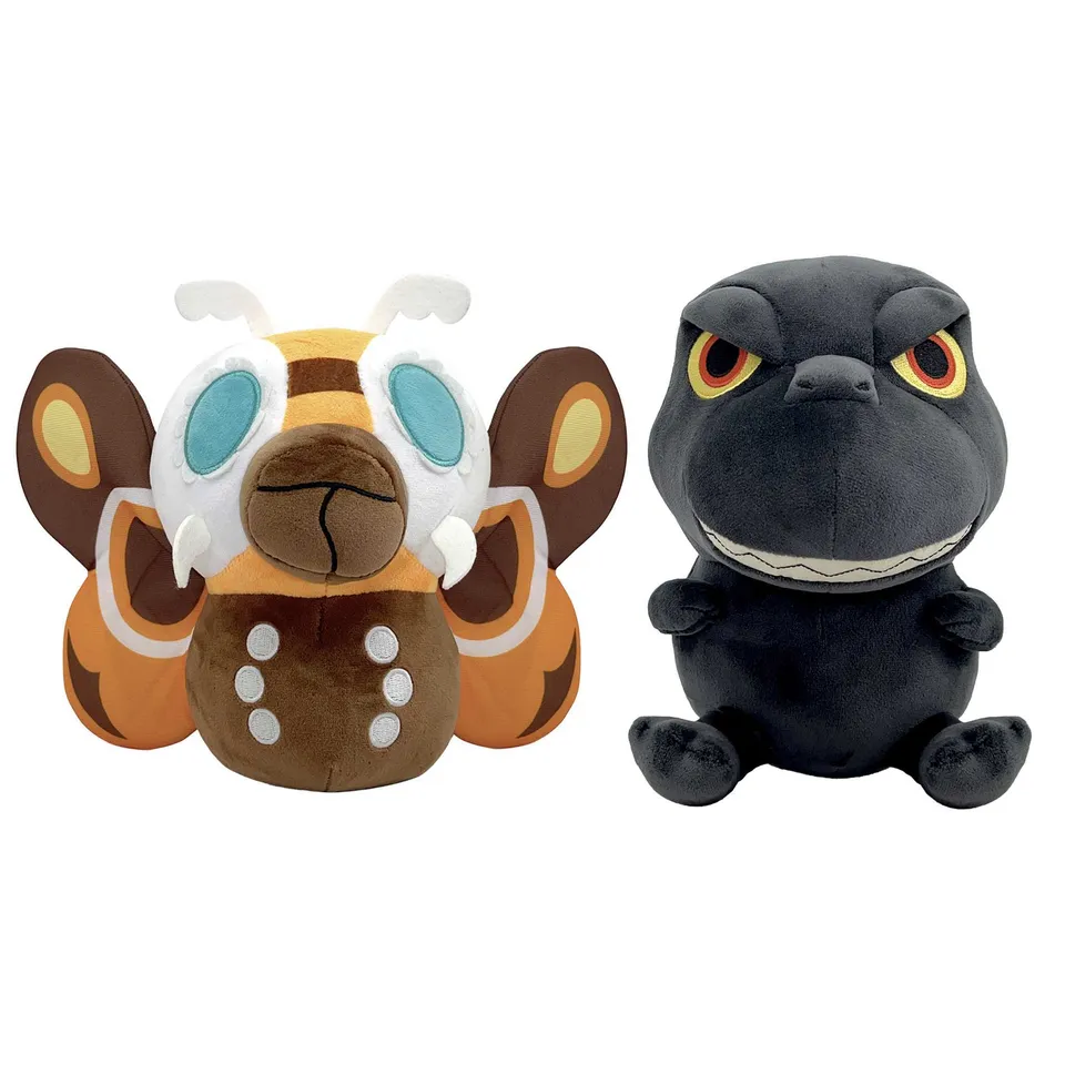 Super7 Super Duper Plush Godzilla Mothra set 2 buc