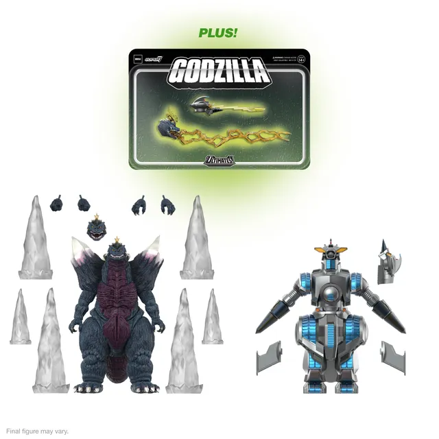 Super7 Ultimates SpaceGodzilla Moguera set 2 figurine 18cm