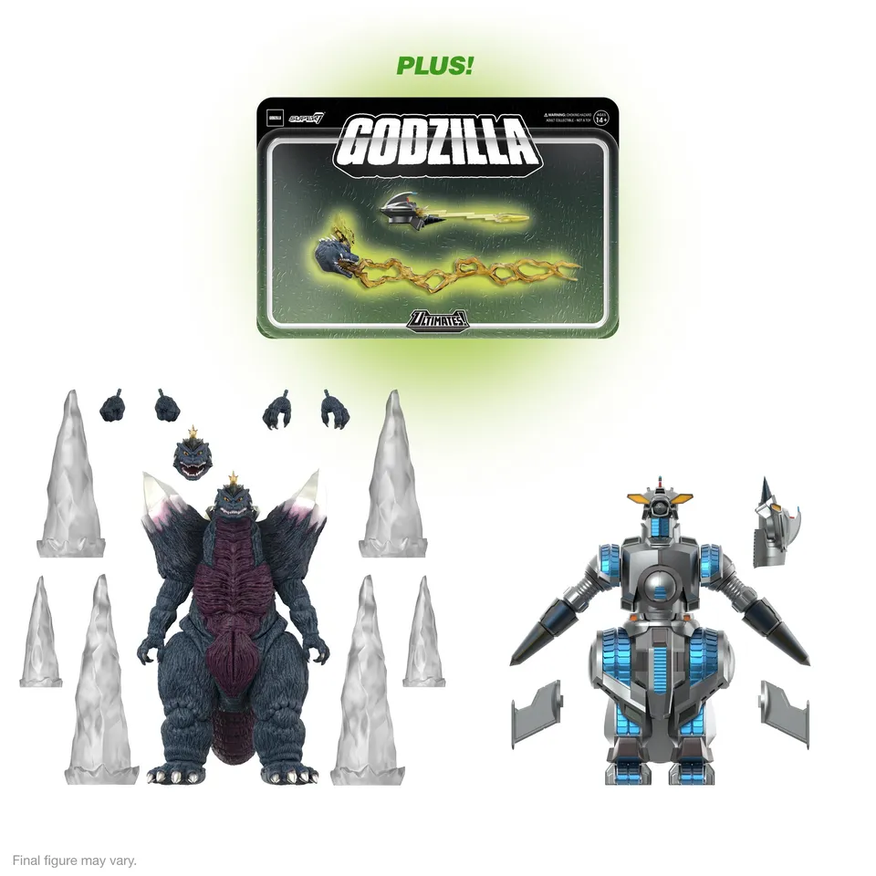 Super7 Ultimates SpaceGodzilla Moguera set 2 figurine 18cm