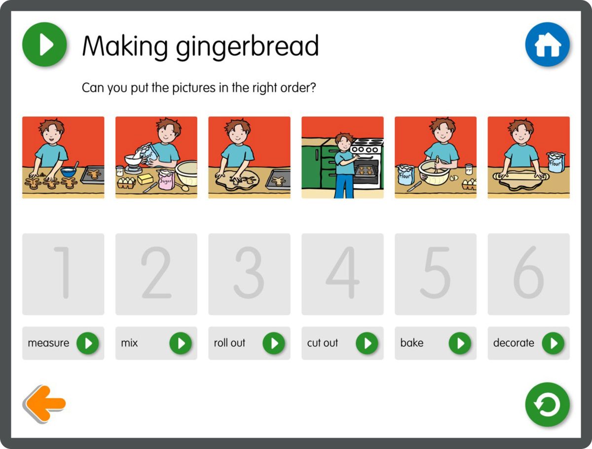 Yellow Door Gingerbread Man app poveste interactiva