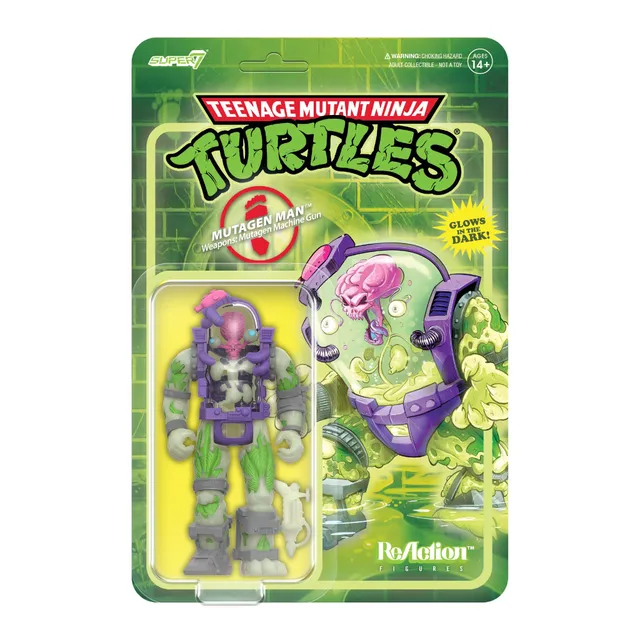 Super7 ReAction Mutagen Man figurina fosforescenta