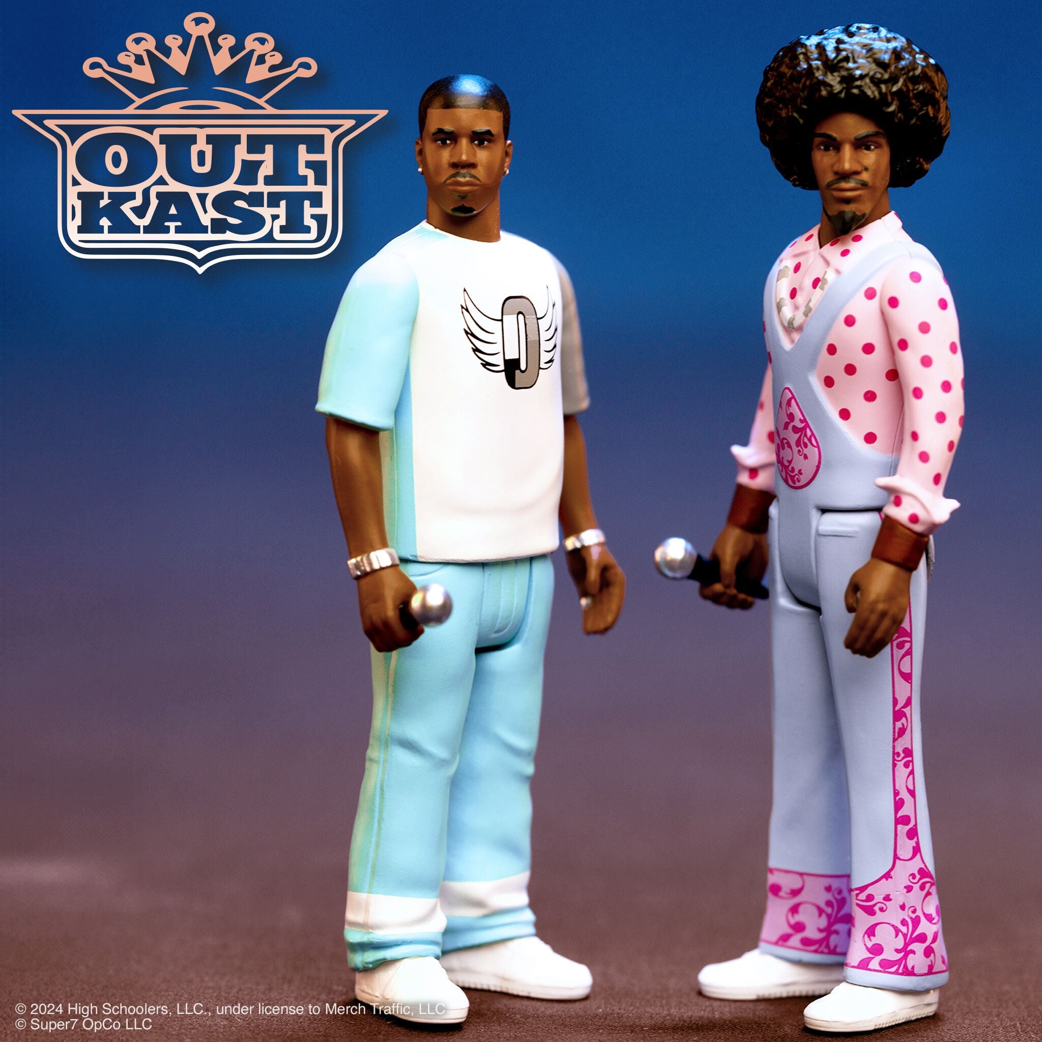 Super7 ReAction OutKast Big Boi & Dre Present figurine set 2 buc hip-hop