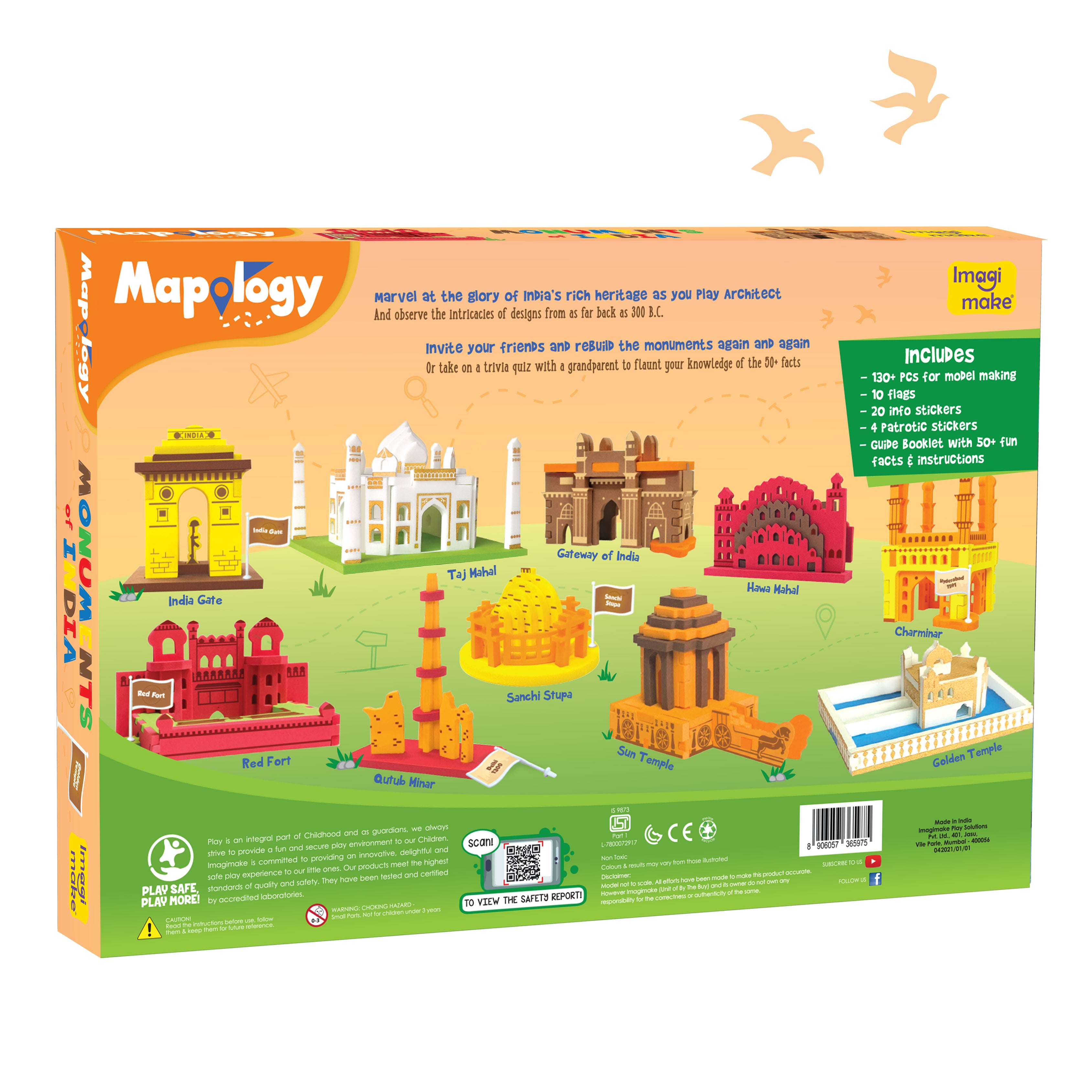 Imagimake Mapology Ultimate Indian Combo puzzle harta capitale India