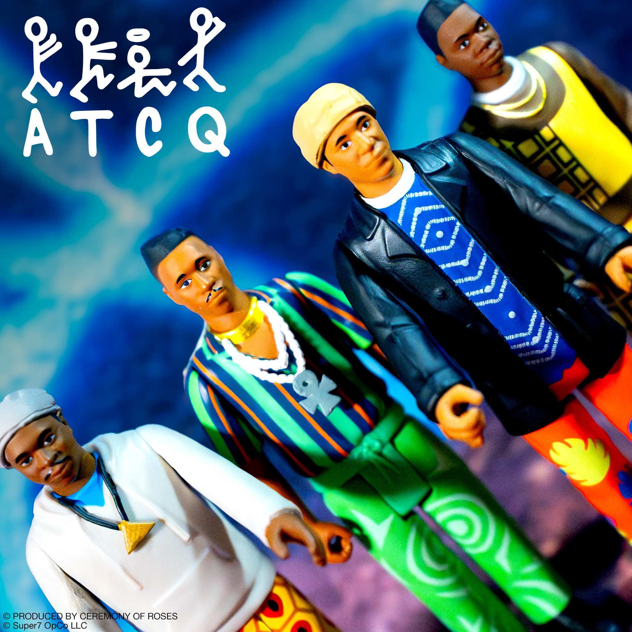 Super7 A Tribe Called Quest Wave 01 set 4 figurine rap
