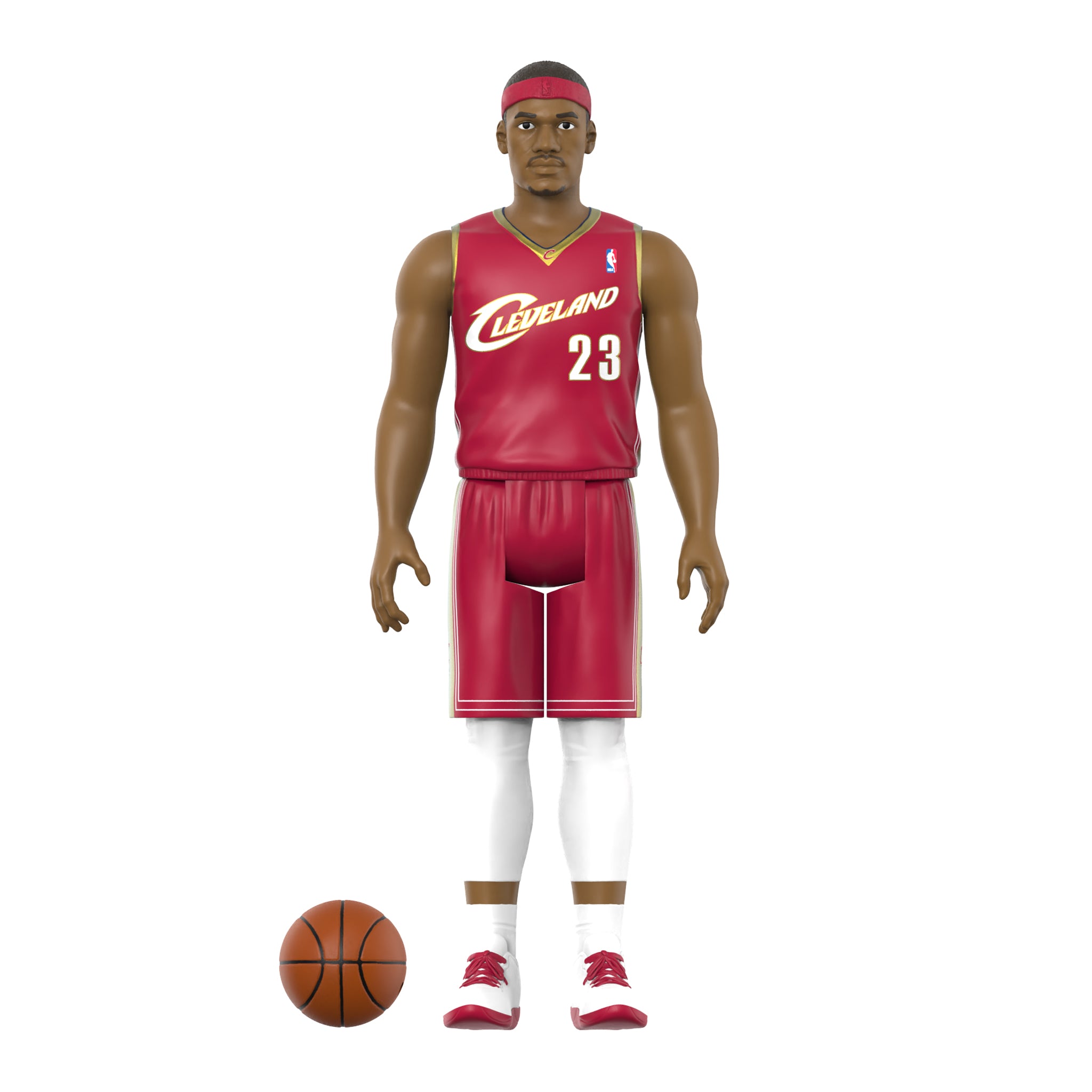 Super7 NBA ReAction LeBron James Cavaliers figurina 9.5cm